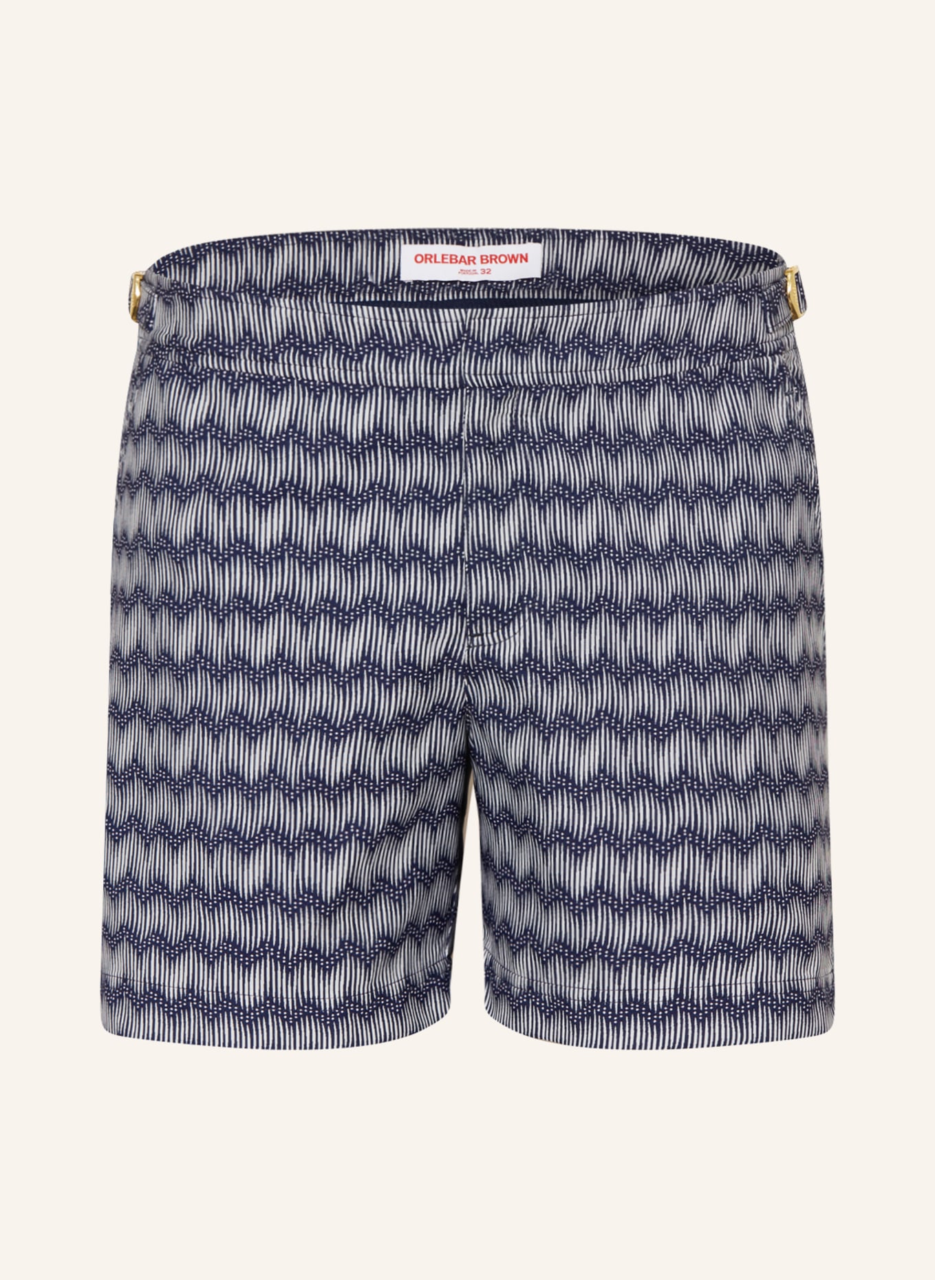 ORLEBAR BROWN Swim shorts BULLDOG, Color: WHITE/ DARK BLUE (Image 1)