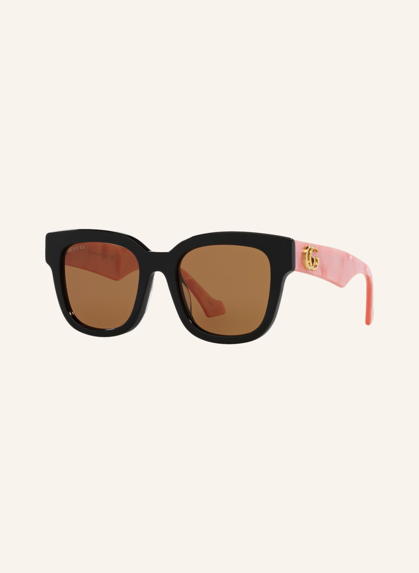 GUCCI Sunglasses GC001618, Color: 1100D1 - BLACK/ BROWN (Image 1)