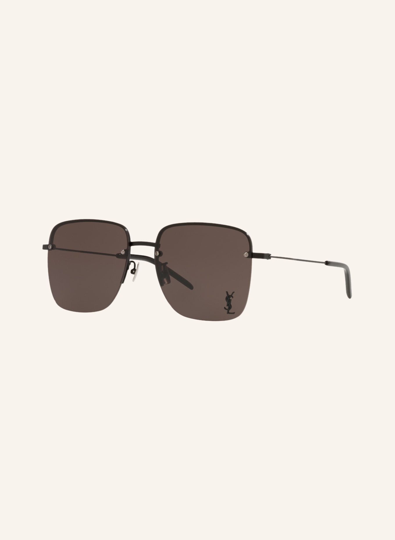 SAINT LAURENT Sunglasses YS000296, Color: 1100A1 - BLACK/GRAY (Image 1)