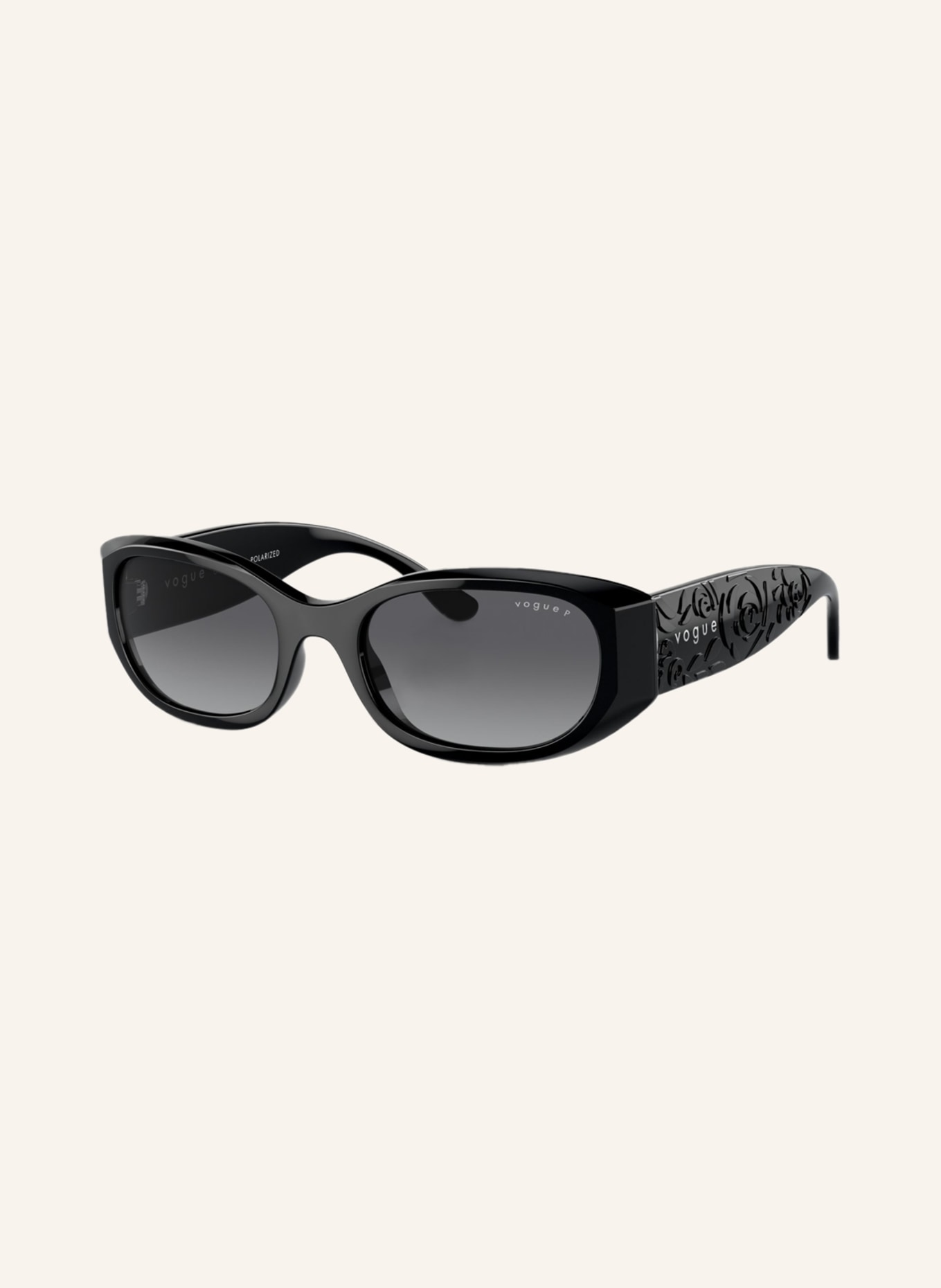 VOGUE Sunglasses VO5525S, Color: W44/T3 BLACK/ GRAY POLARIZED (Image 1)