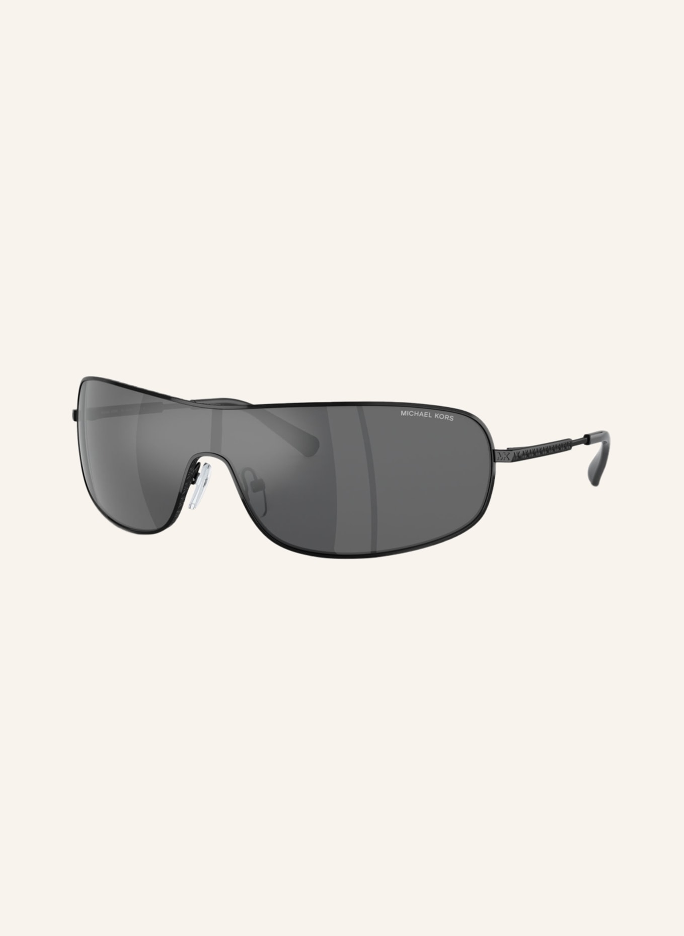 MICHAEL KORS Sunglasses MK1139 AIX, Color: 10056G BLACK/ DARK GRAY MIRRORED (Image 1)