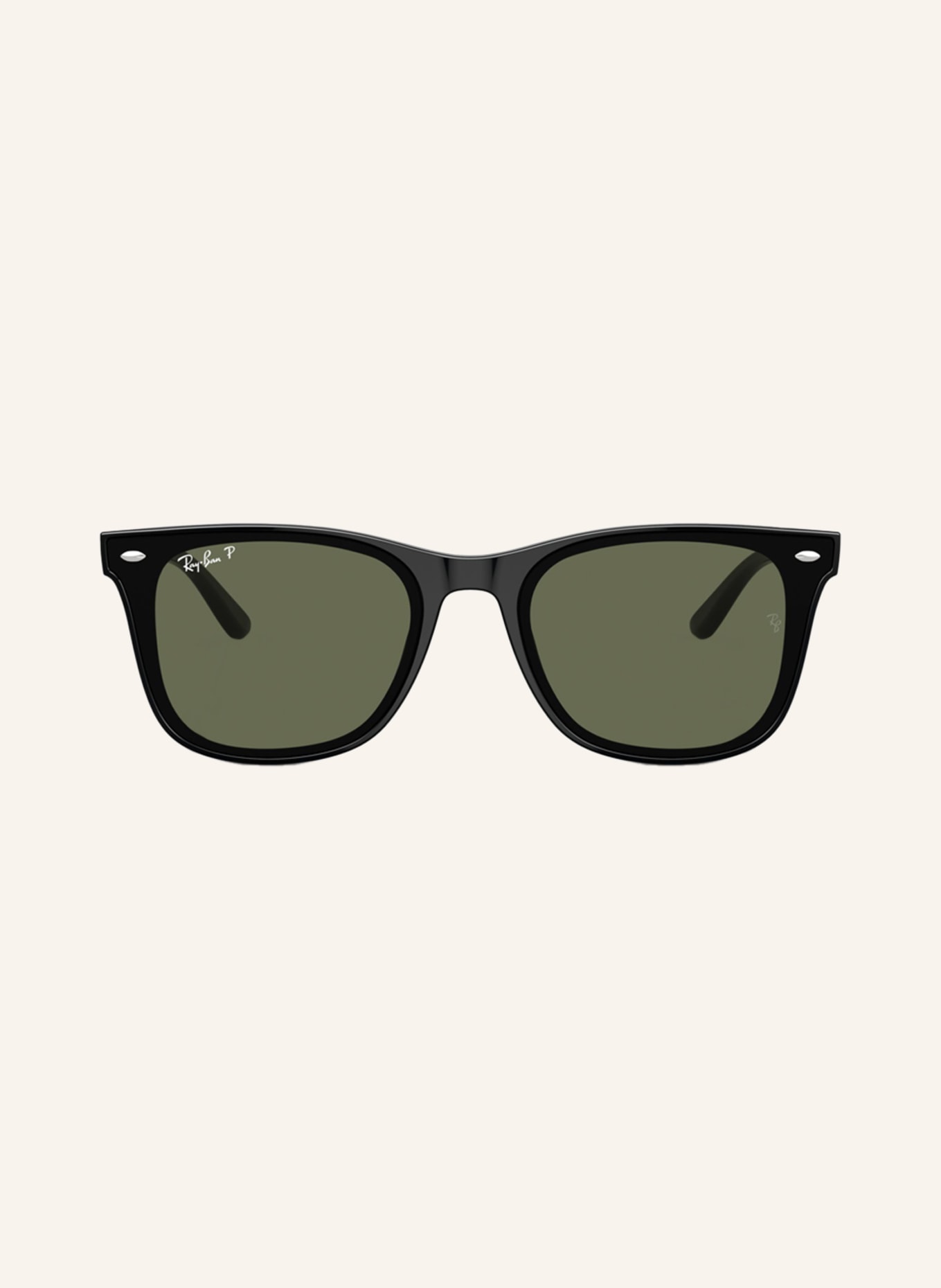 Ray-Ban Sunglasses RB4420, Color: 601/9A BLACK/GREEN POLARIZED (Image 2)