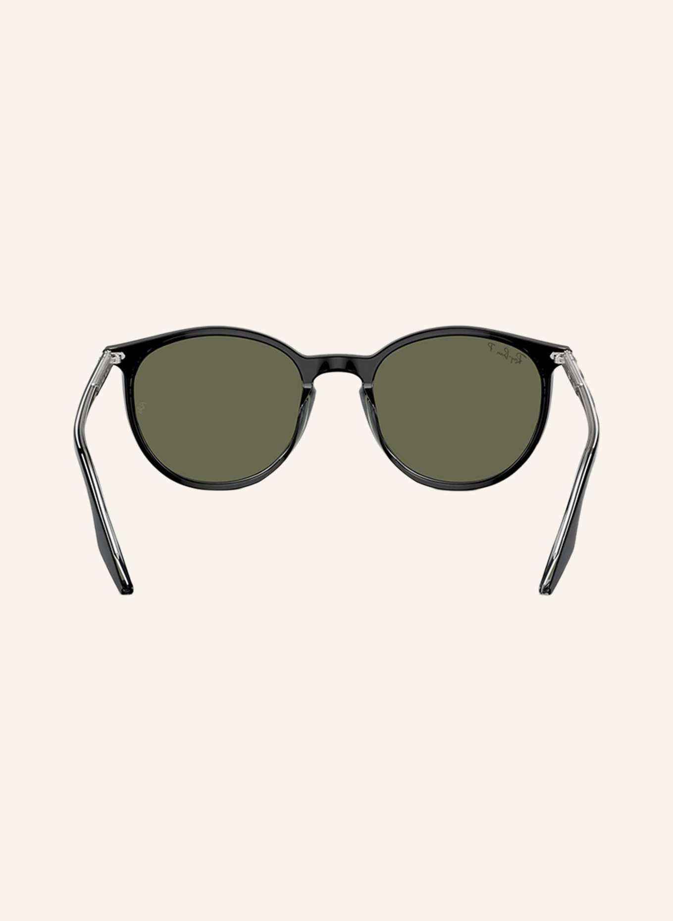 Ray-Ban Sunglasses RB2204, Color: 919/58 BLACK/GREEN POLARIZED (Image 3)