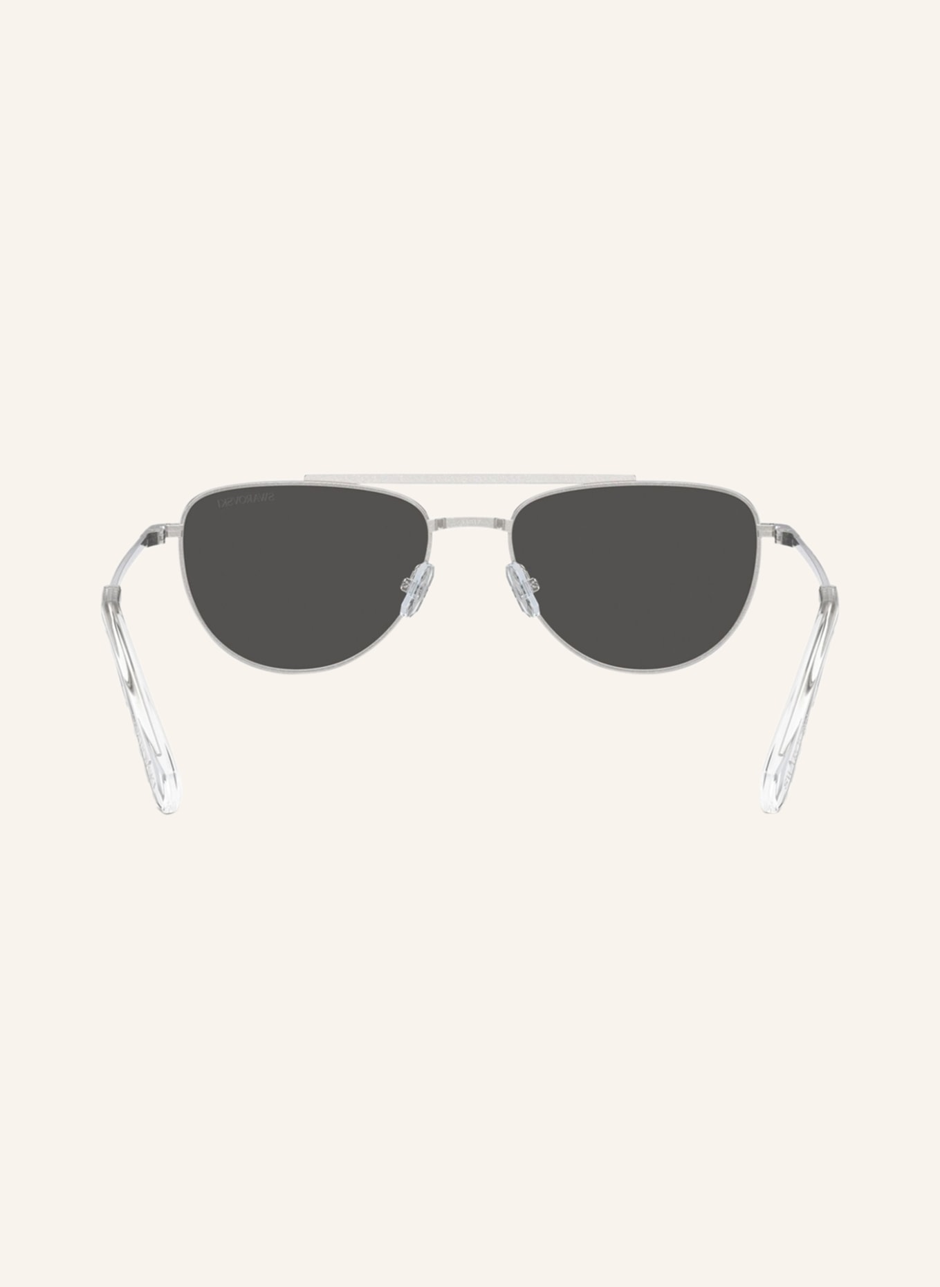 SWAROVSKI Sunglasses SK7007 with decorative gems, Color: 400487 - SILVER/ DARK GRAY (Image 3)