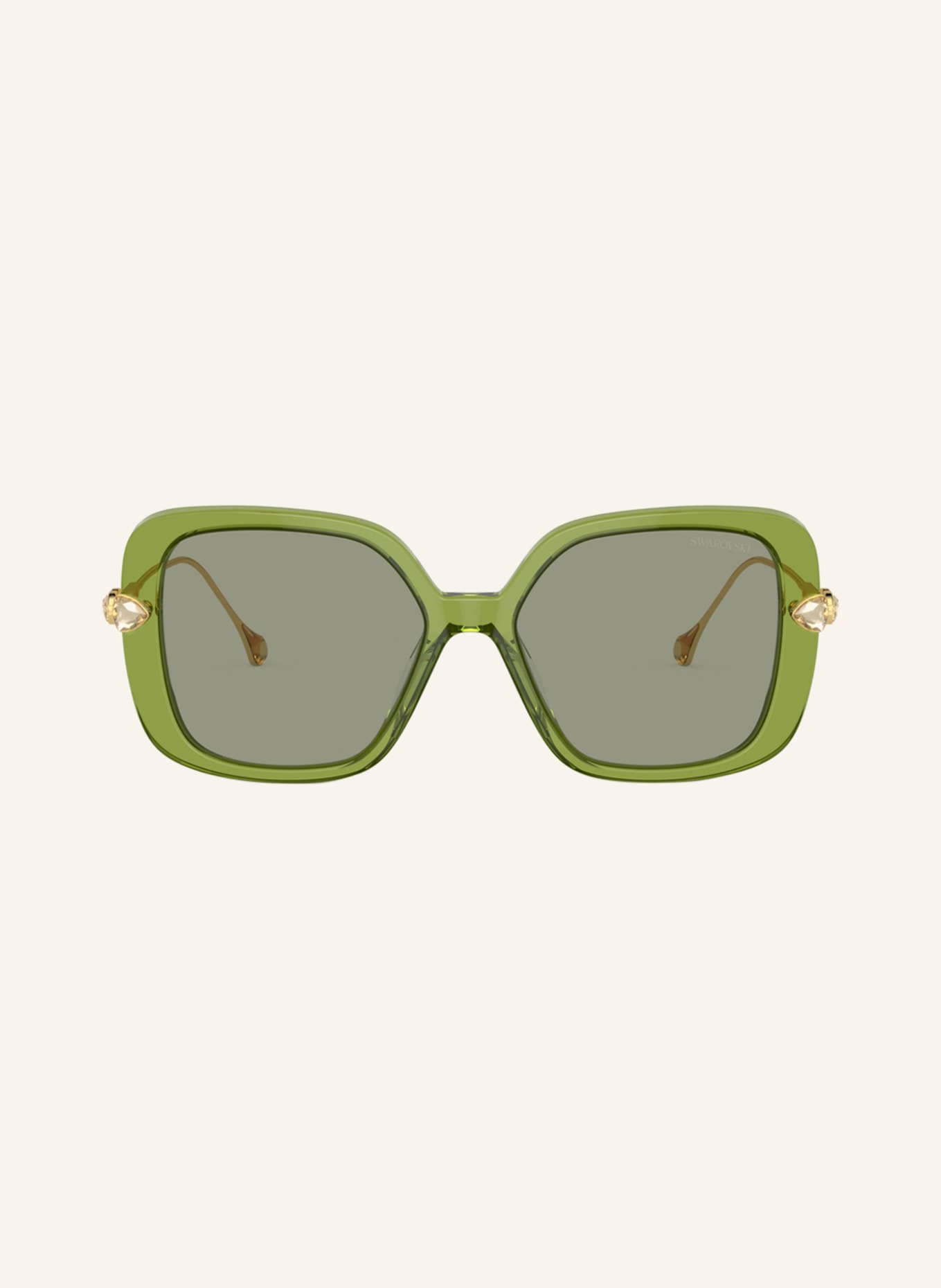 SWAROVSKI Sonnenbrille SK6011: 3002/2 GRÜN/ GRÜN