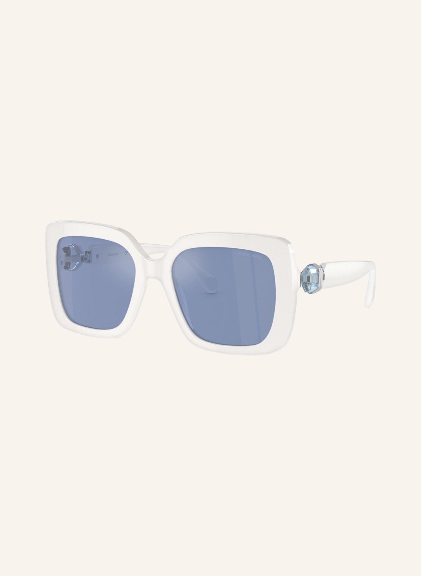 SWAROVSKI Sunglasses SK6001, Color: 100355 - WHITE/ BLUE (Image 1)