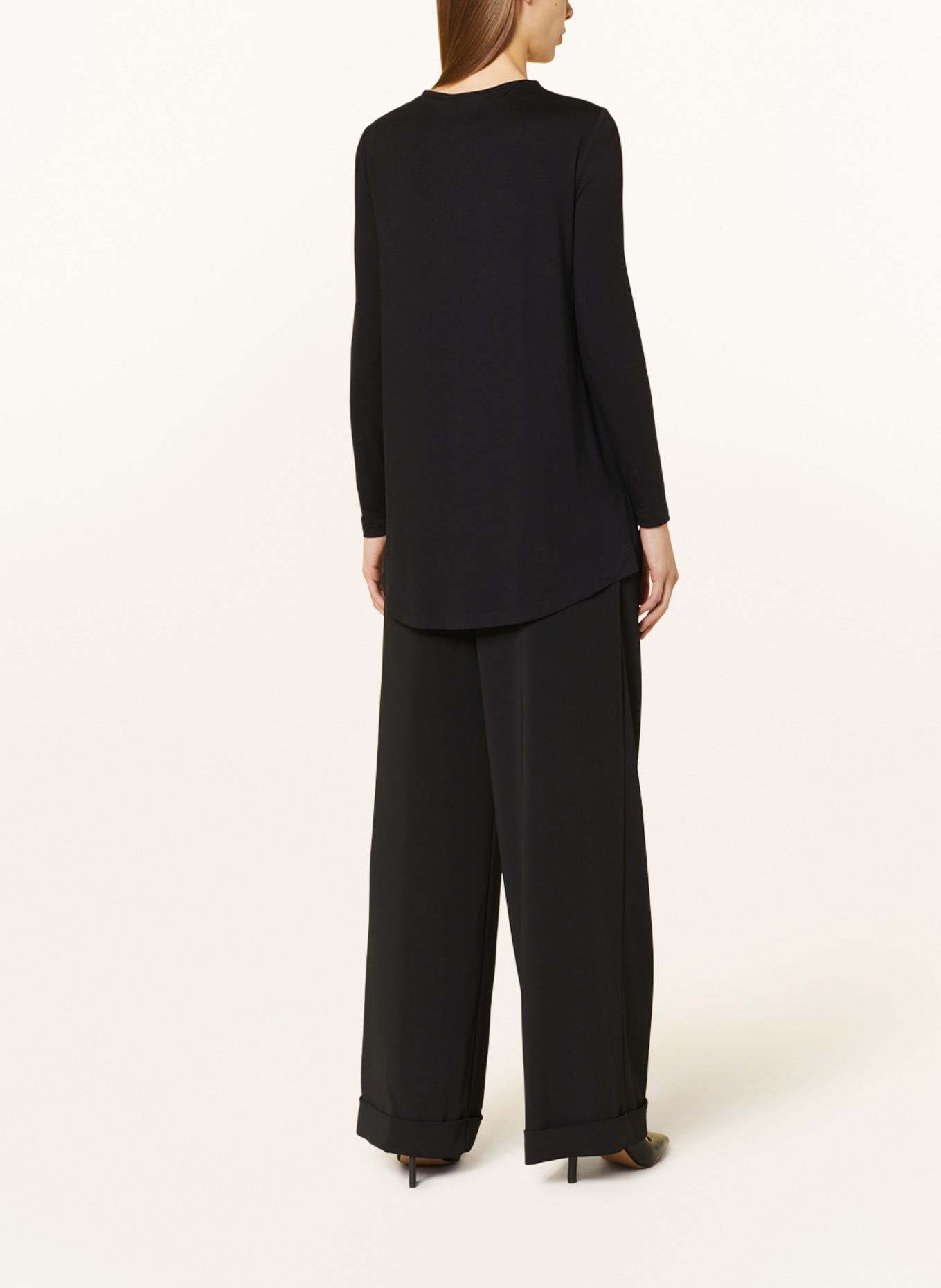 Phase Eight Shirt blouse ALAINA in mixed materials, Color: BLACK (Image 3)