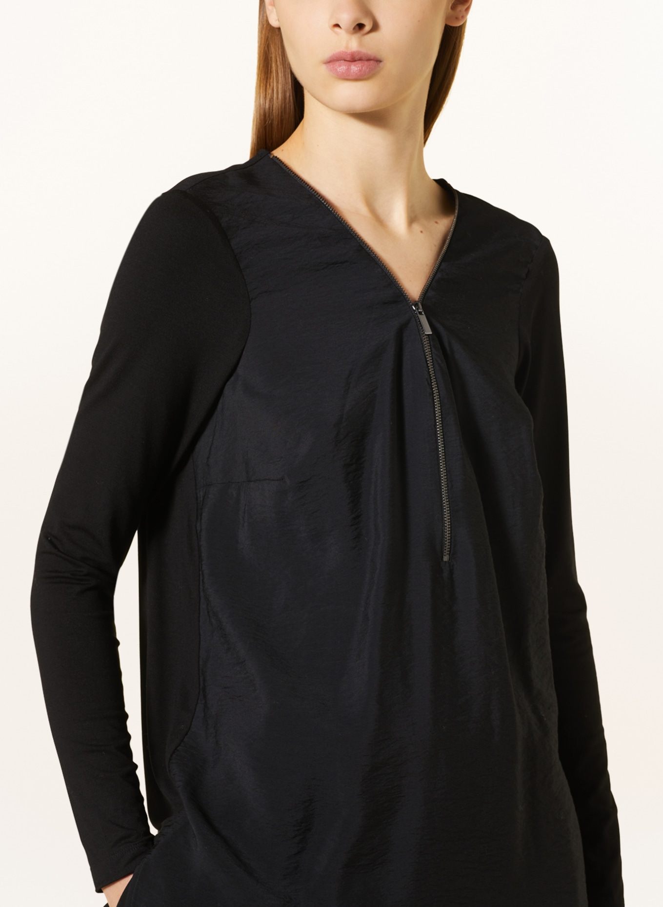 Phase Eight Shirt blouse ALAINA in mixed materials, Color: BLACK (Image 4)