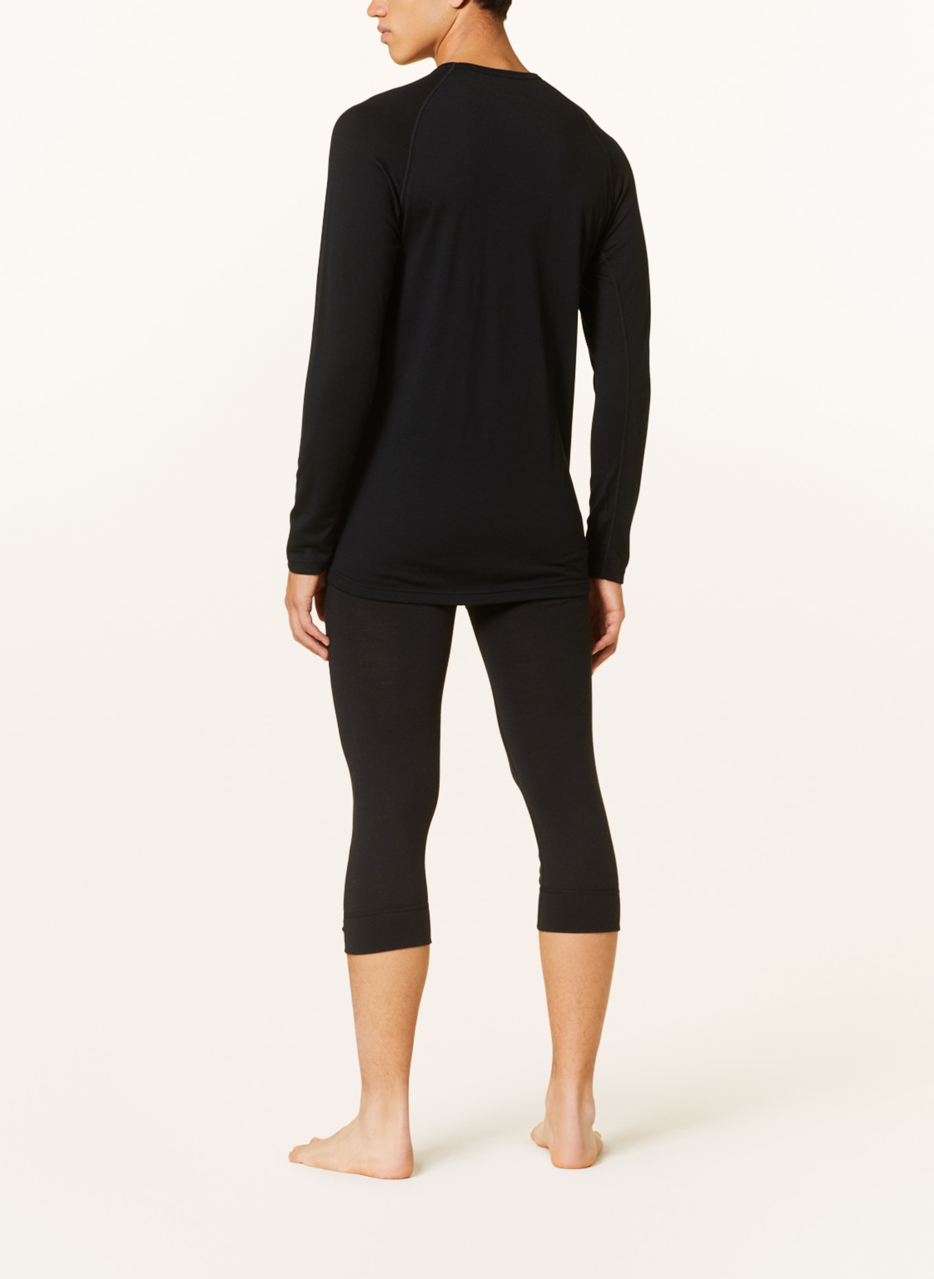 DEVOLD Functional underwear shirt BREEZE made of merino wool, Color: BLACK (Image 3)