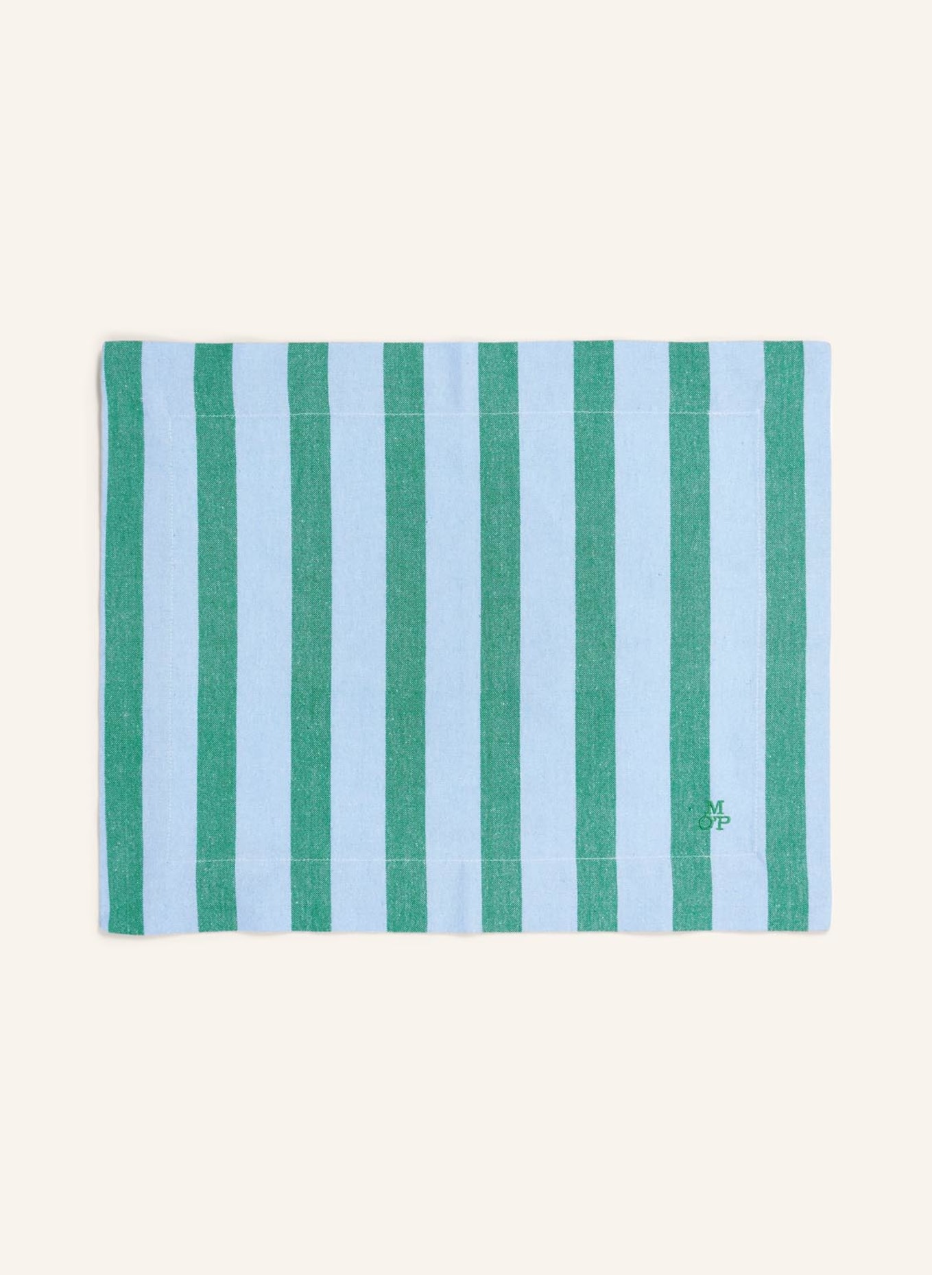 Marc O'Polo Set of 2 placemats, Color: LIGHT BLUE/ GREEN (Image 1)