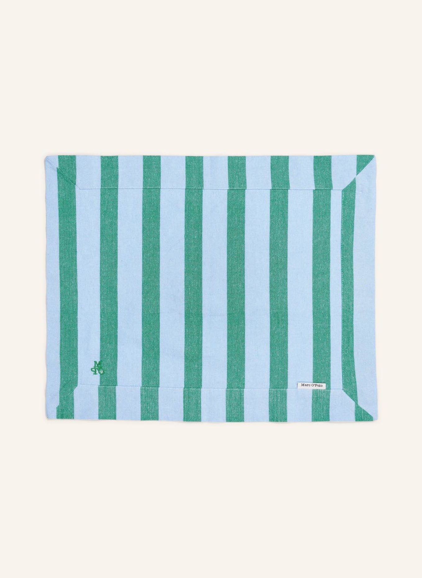 Marc O'Polo Set of 2 placemats, Color: LIGHT BLUE/ GREEN (Image 2)
