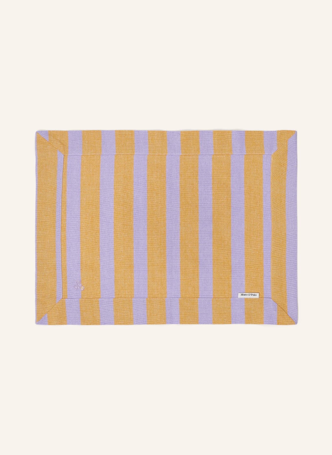 Marc O'Polo Set of 2 placemats, Color: DARK YELLOW/ LIGHT PURPLE (Image 2)