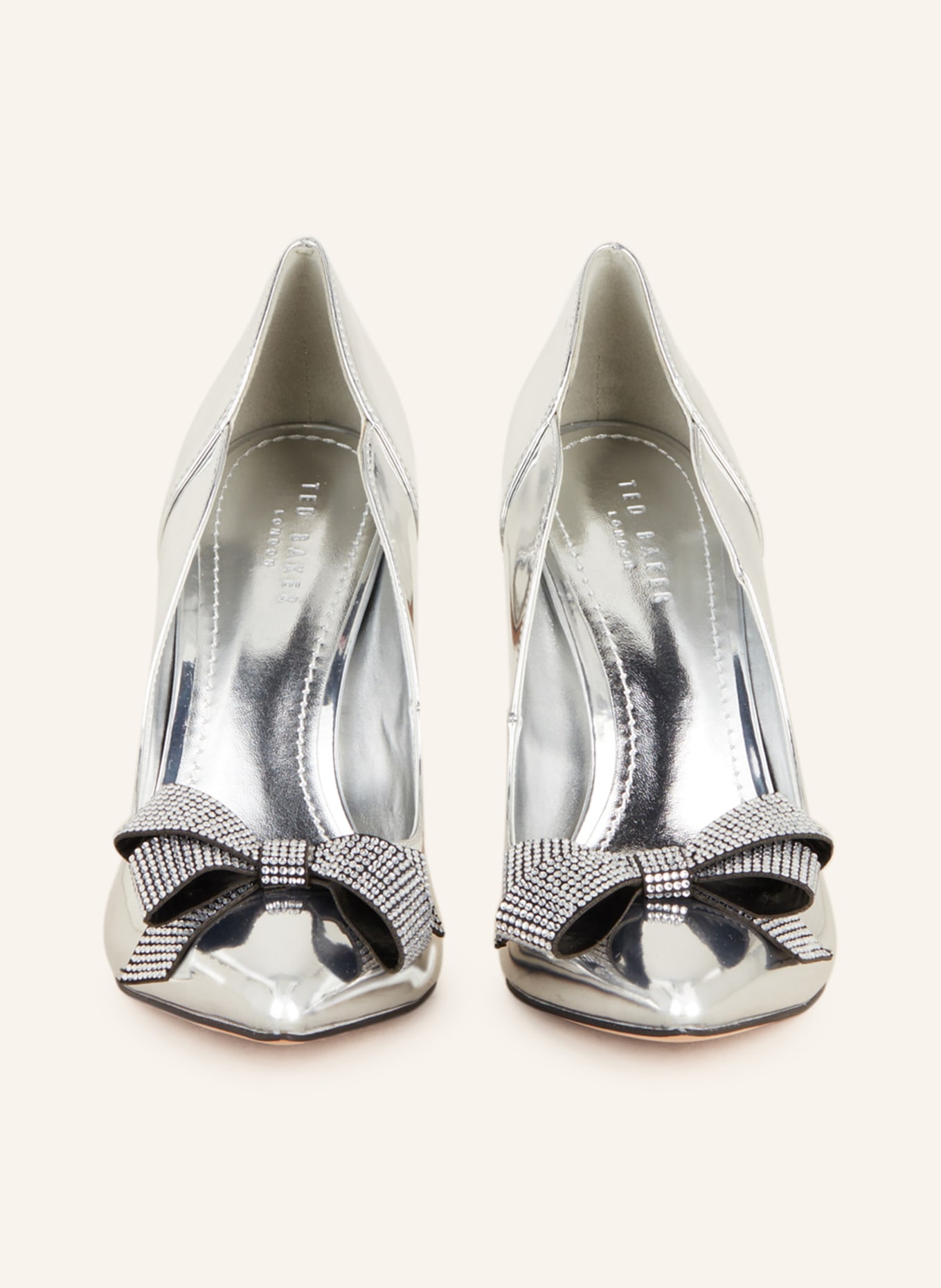 TED BAKER Pumps ORLILA with decorative gems, Color: SILVER (Image 3)