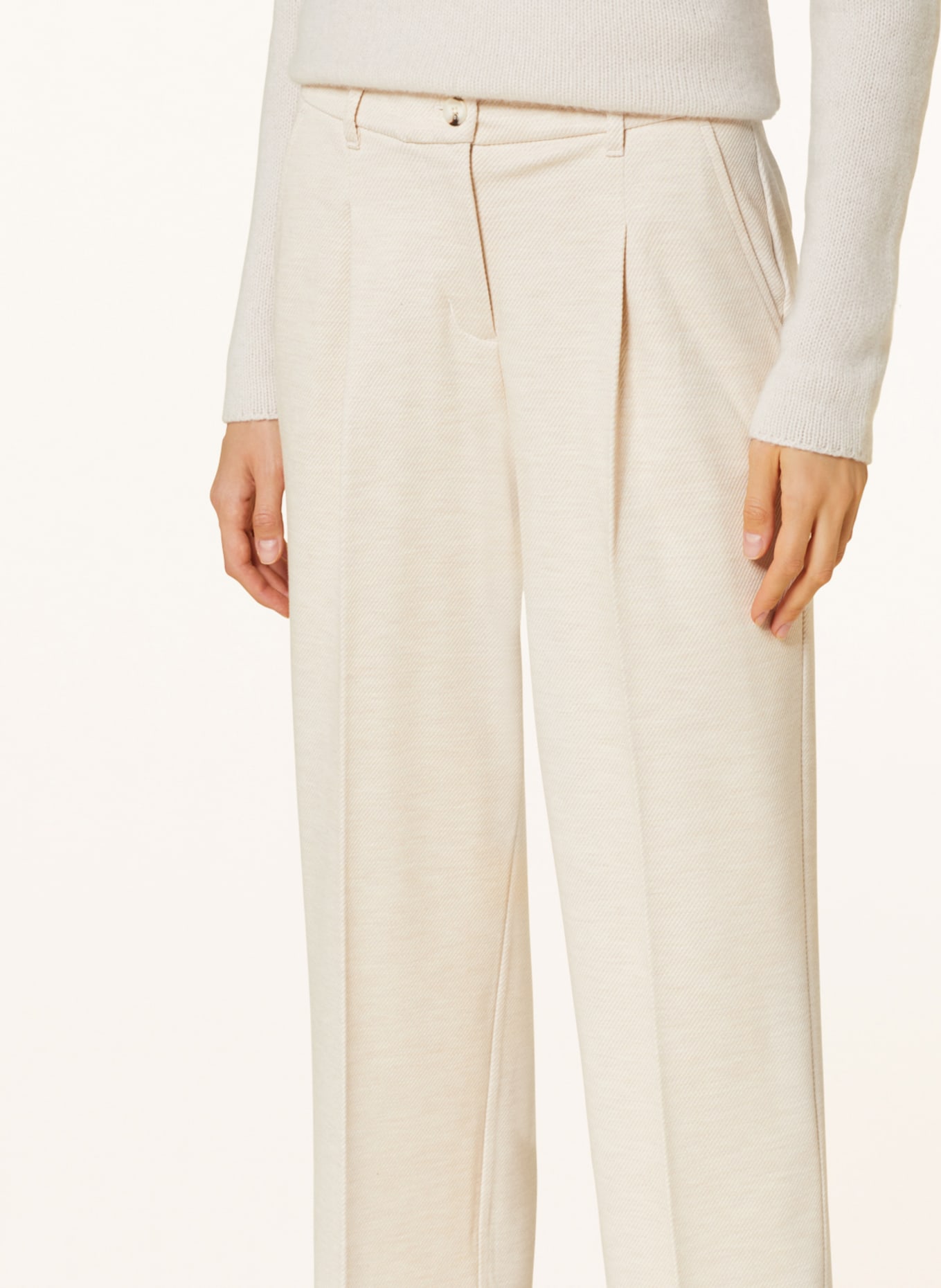 someday Spodnie marlena CISILIA, Kolor: KREMOWY (Obrazek 5)