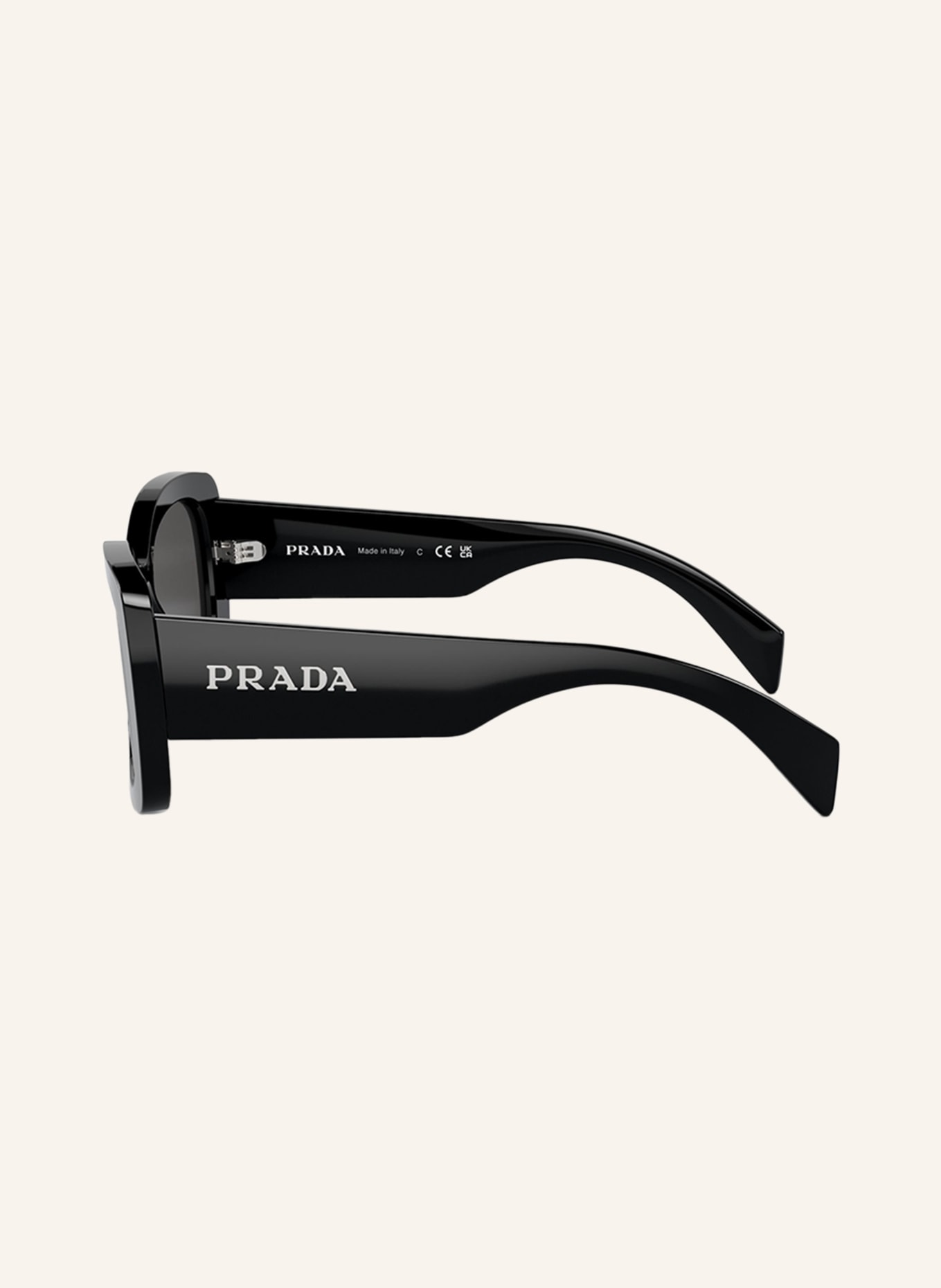 PRADA LINEA ROSSA Sunglasses PR A08S, Color: 1AB5S0 - BLACK/DARK GRAY (Image 4)
