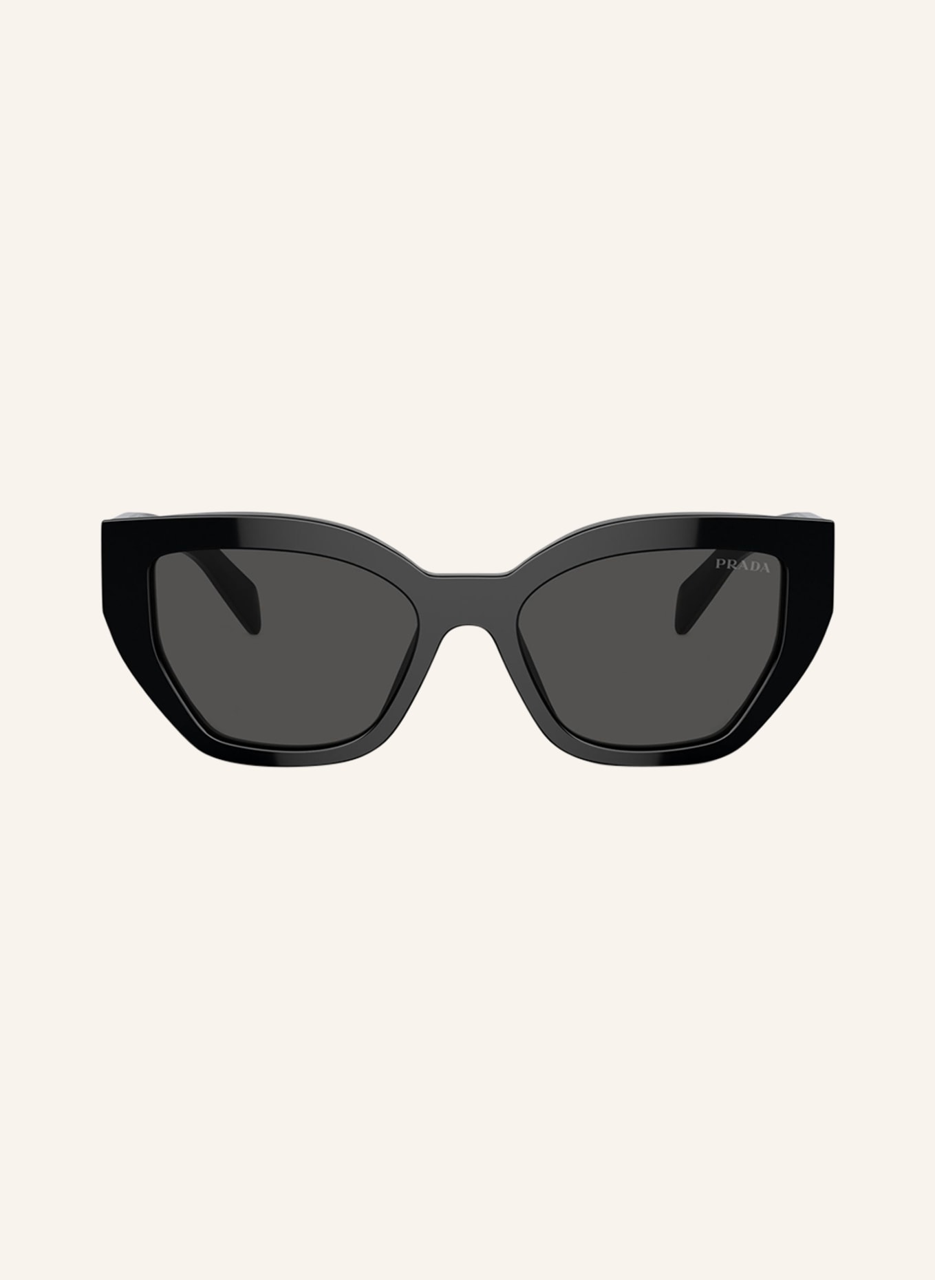 PRADA Sunglasses PR A09S, Color: 1AB5S0 - BLACK/DARK GRAY (Image 2)