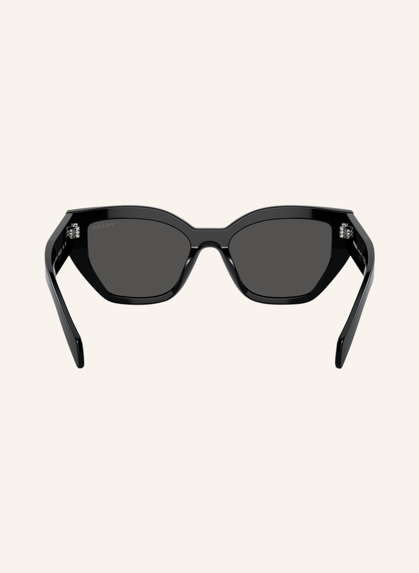 PRADA Sunglasses PR A09S, Color: 1AB5S0 - BLACK/DARK GRAY (Image 3)