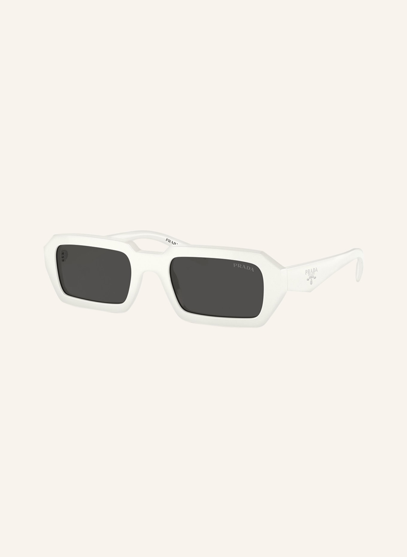 PRADA Sunglasses PR A12S, Color: 17K08Z - WHITE/ DARK GRAY (Image 1)