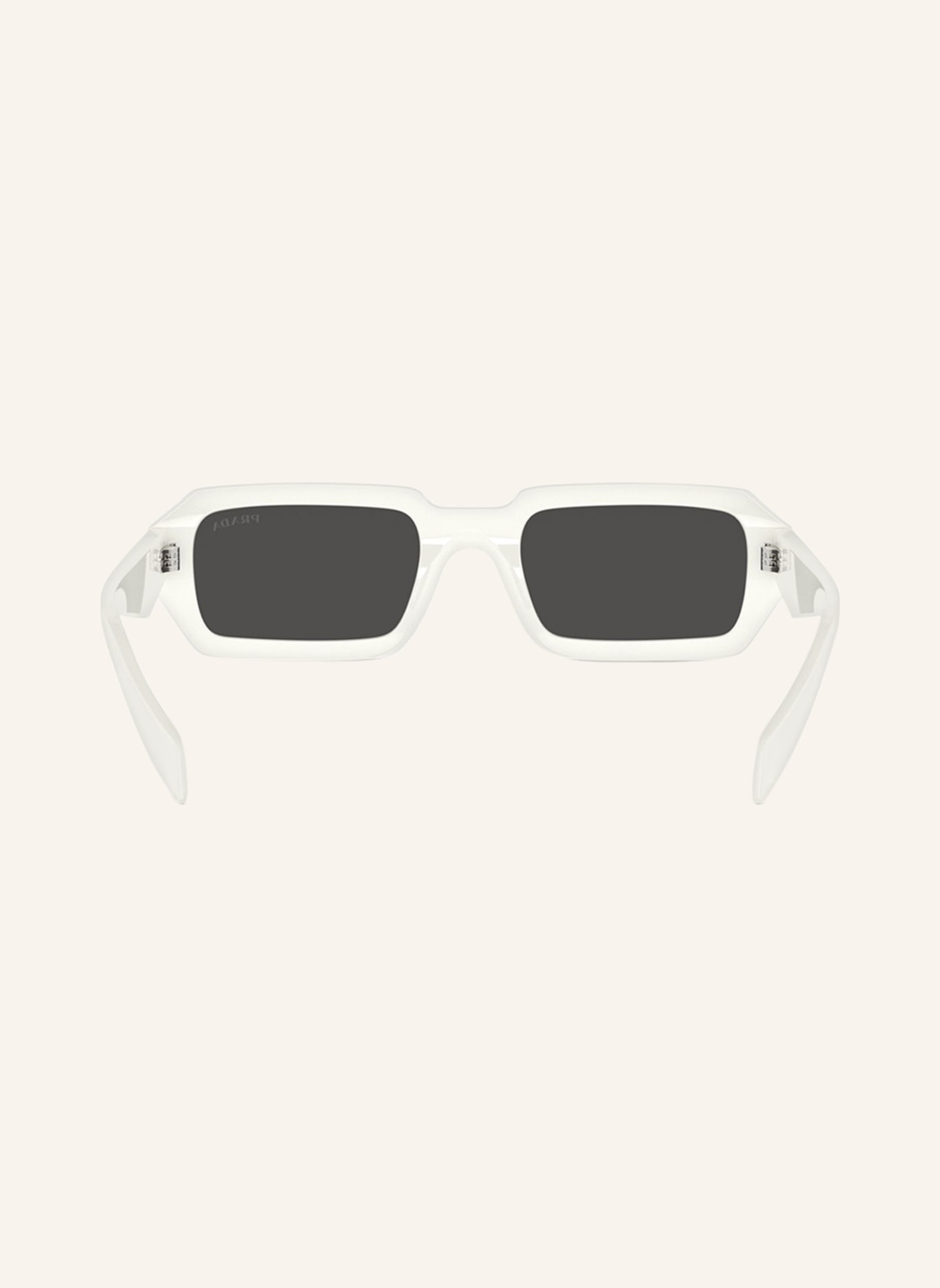 PRADA Sunglasses PR A12S, Color: 17K08Z - WHITE/ DARK GRAY (Image 3)
