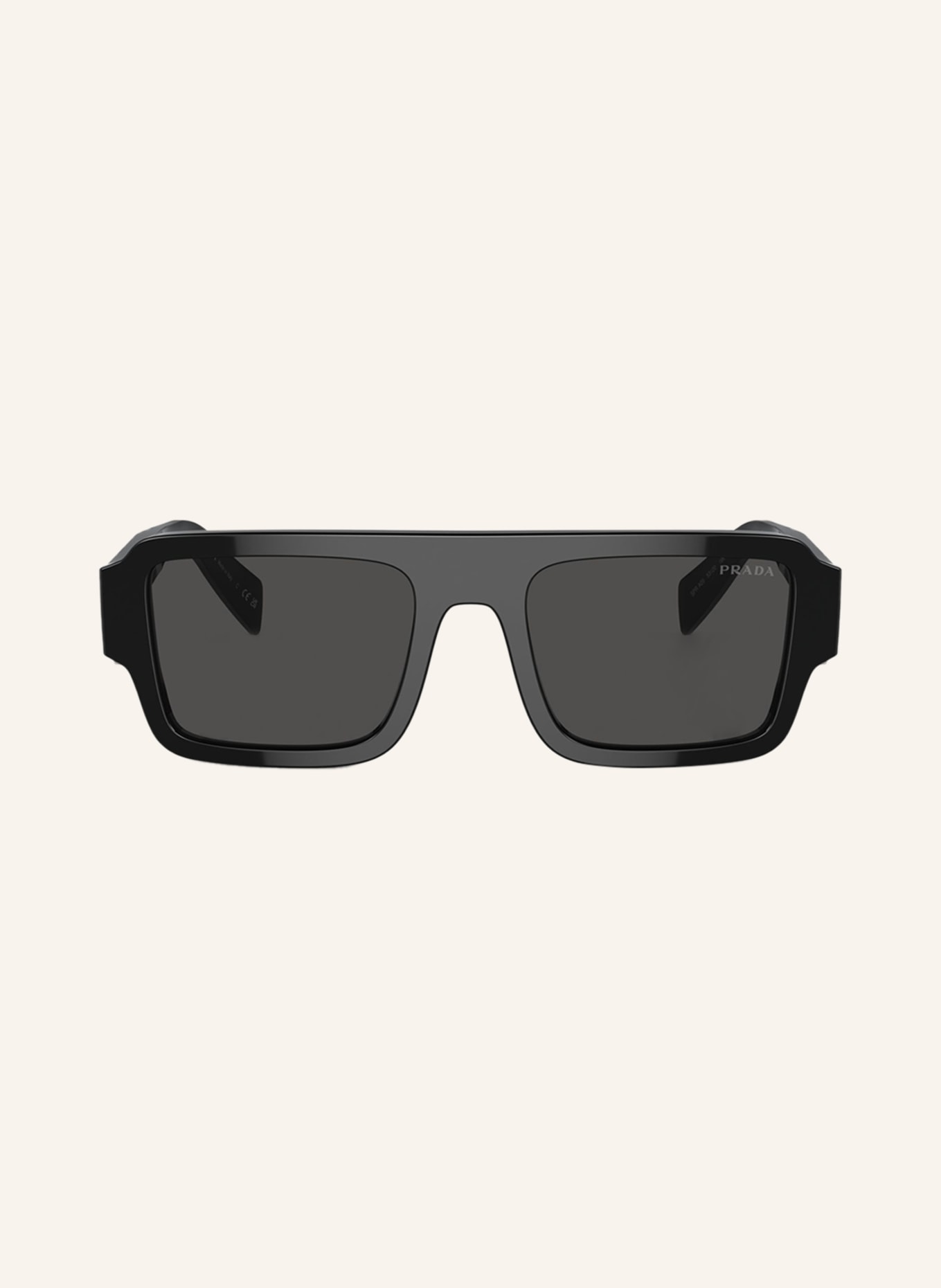 PRADA Sunglasses PR A05S, Color: 16K08Z - BLACK/ DARK GRAY (Image 2)