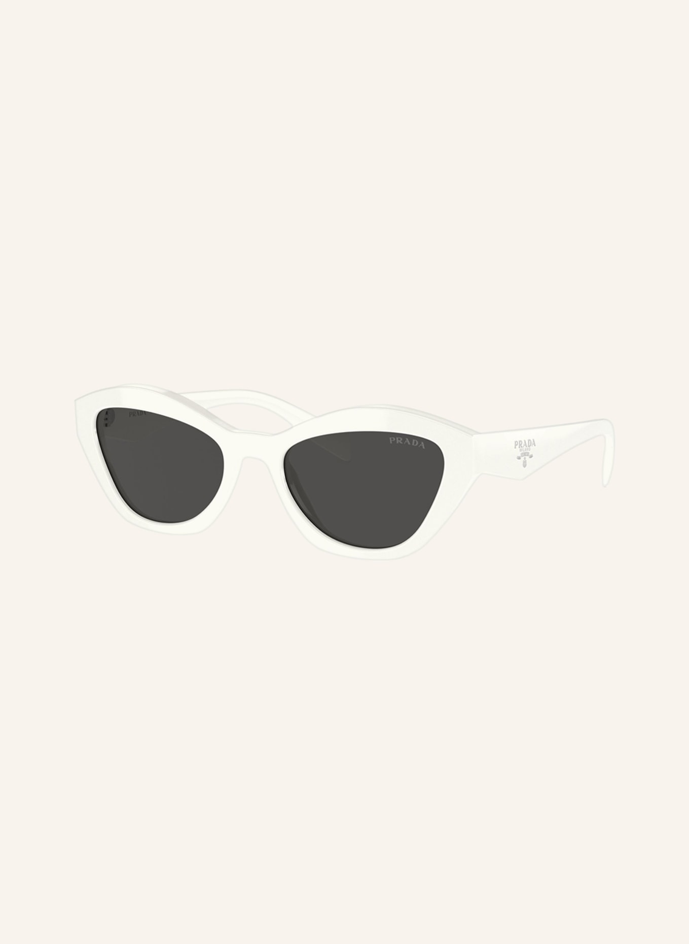 PRADA Sunglasses PR A02S, Color: 17K08Z - WHITE/ DARK GRAY (Image 1)