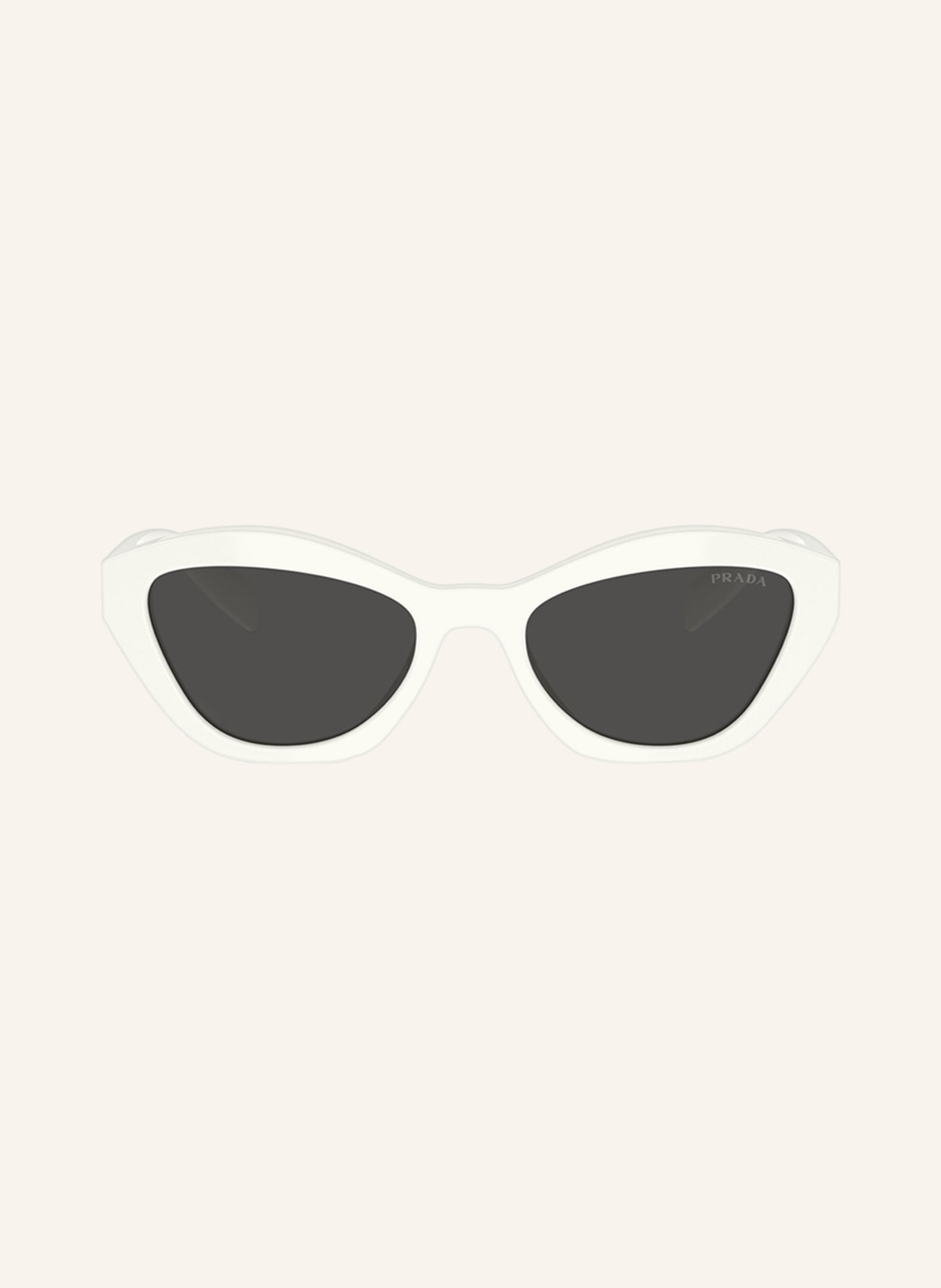 PRADA Sunglasses PR A02S, Color: 17K08Z - WHITE/ DARK GRAY (Image 2)