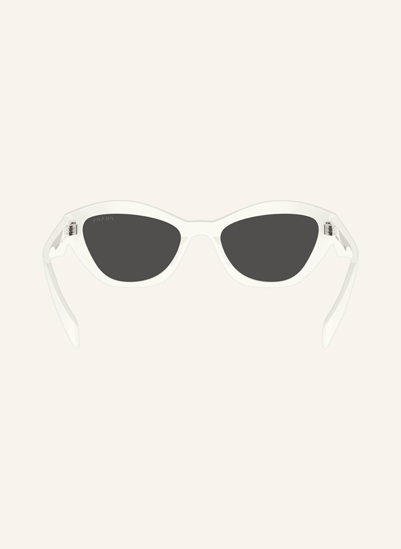 PRADA Sunglasses PR A02S, Color: 17K08Z - WHITE/ DARK GRAY (Image 3)