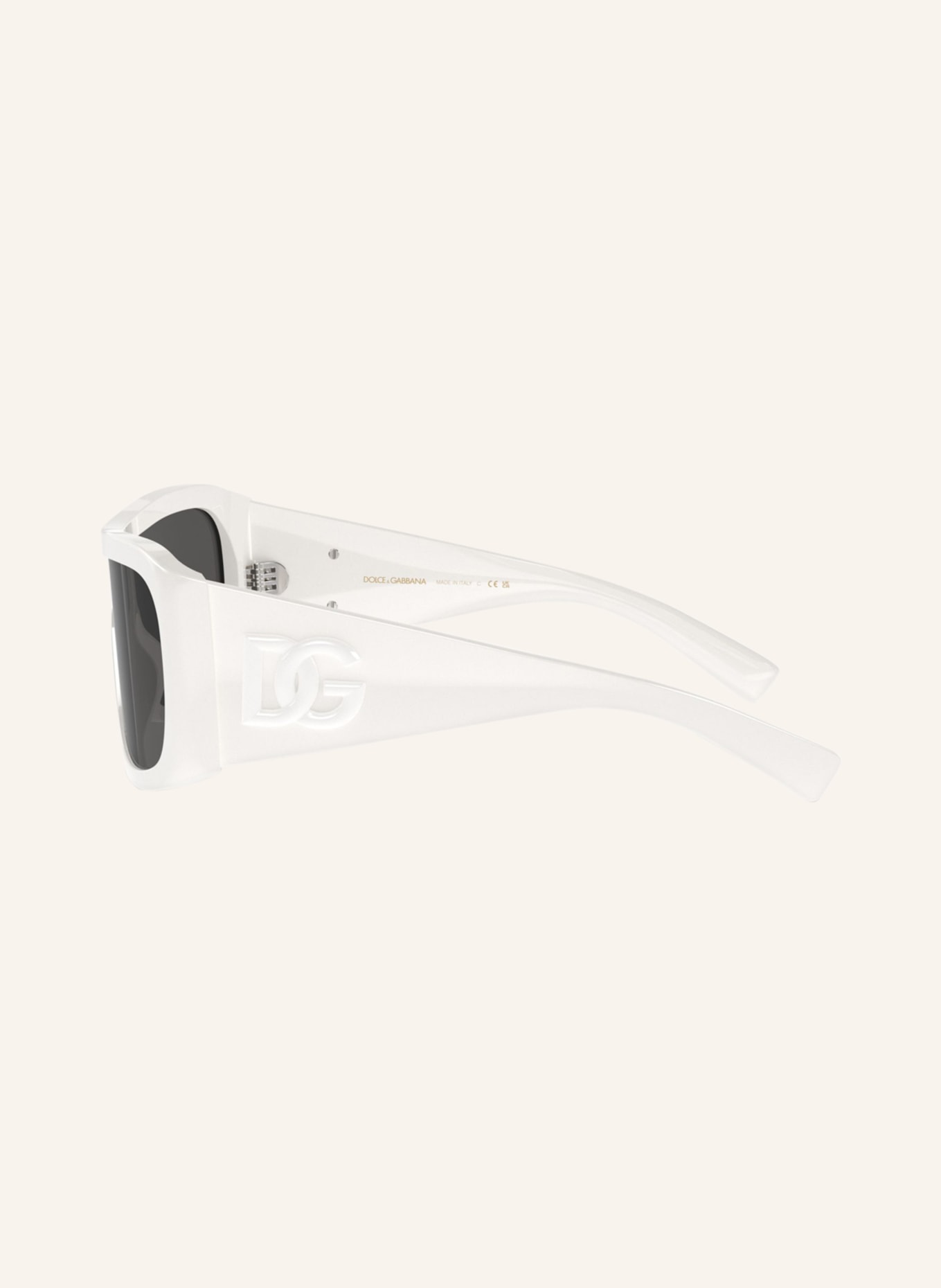 DOLCE & GABBANA Sunglasses DG4454, Color: 331287 - WHITE/ DARK GRAY (Image 4)