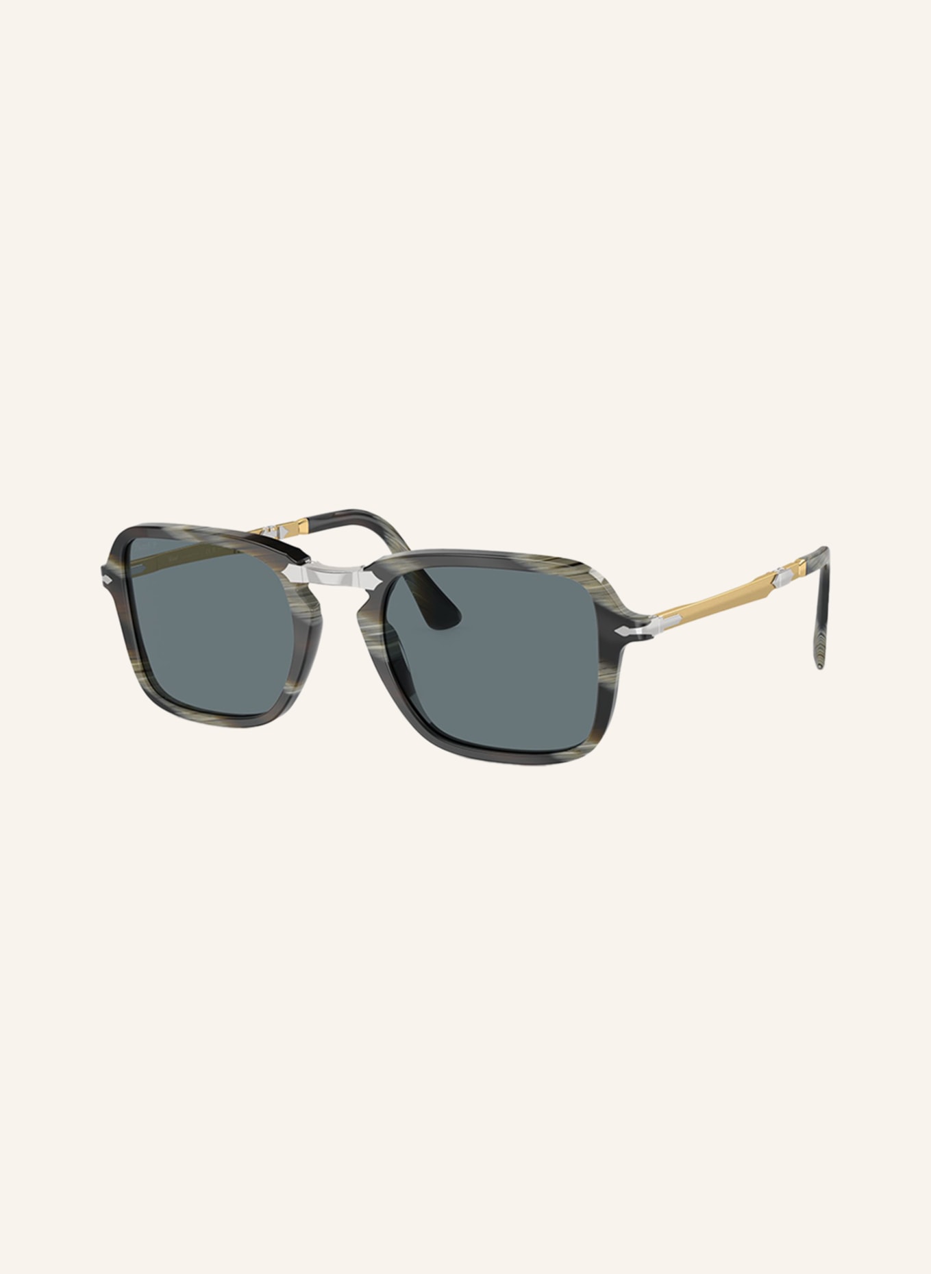 Persol Sunglasses PO3330S, Color: 12003R - HAVANA/ BLUE POLARIZED (Image 1)