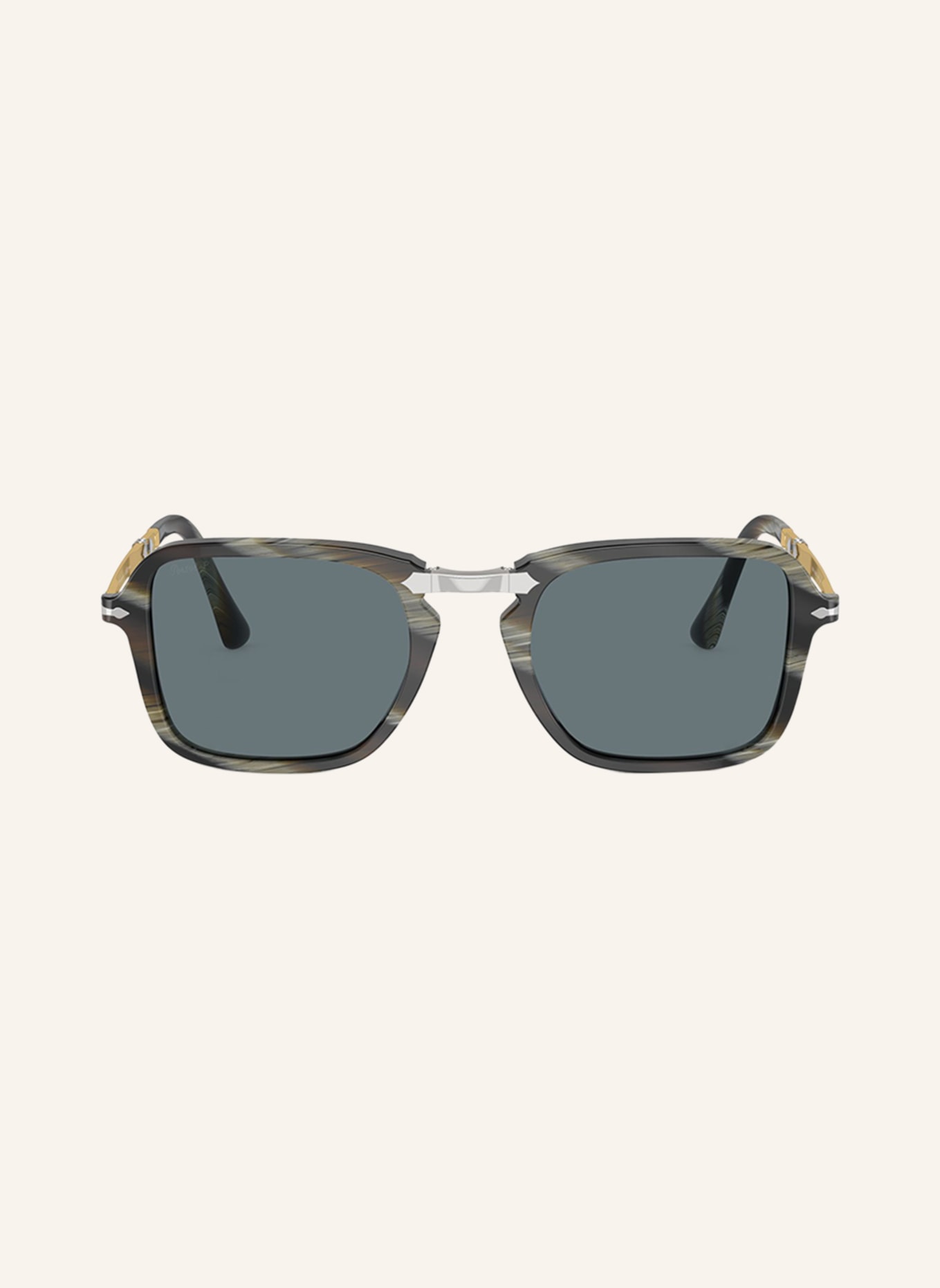 Persol Sunglasses PO3330S, Color: 12003R - HAVANA/ BLUE POLARIZED (Image 2)