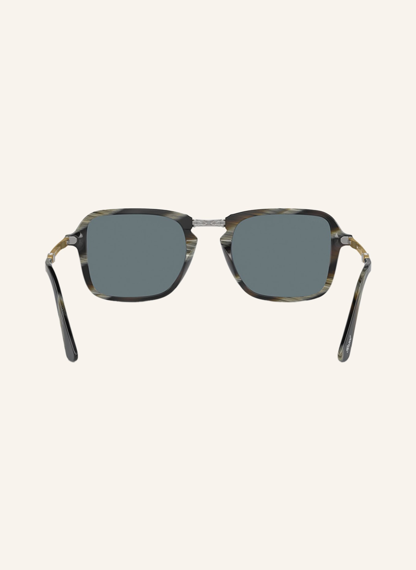 Persol Sunglasses PO3330S, Color: 12003R - HAVANA/ BLUE POLARIZED (Image 3)