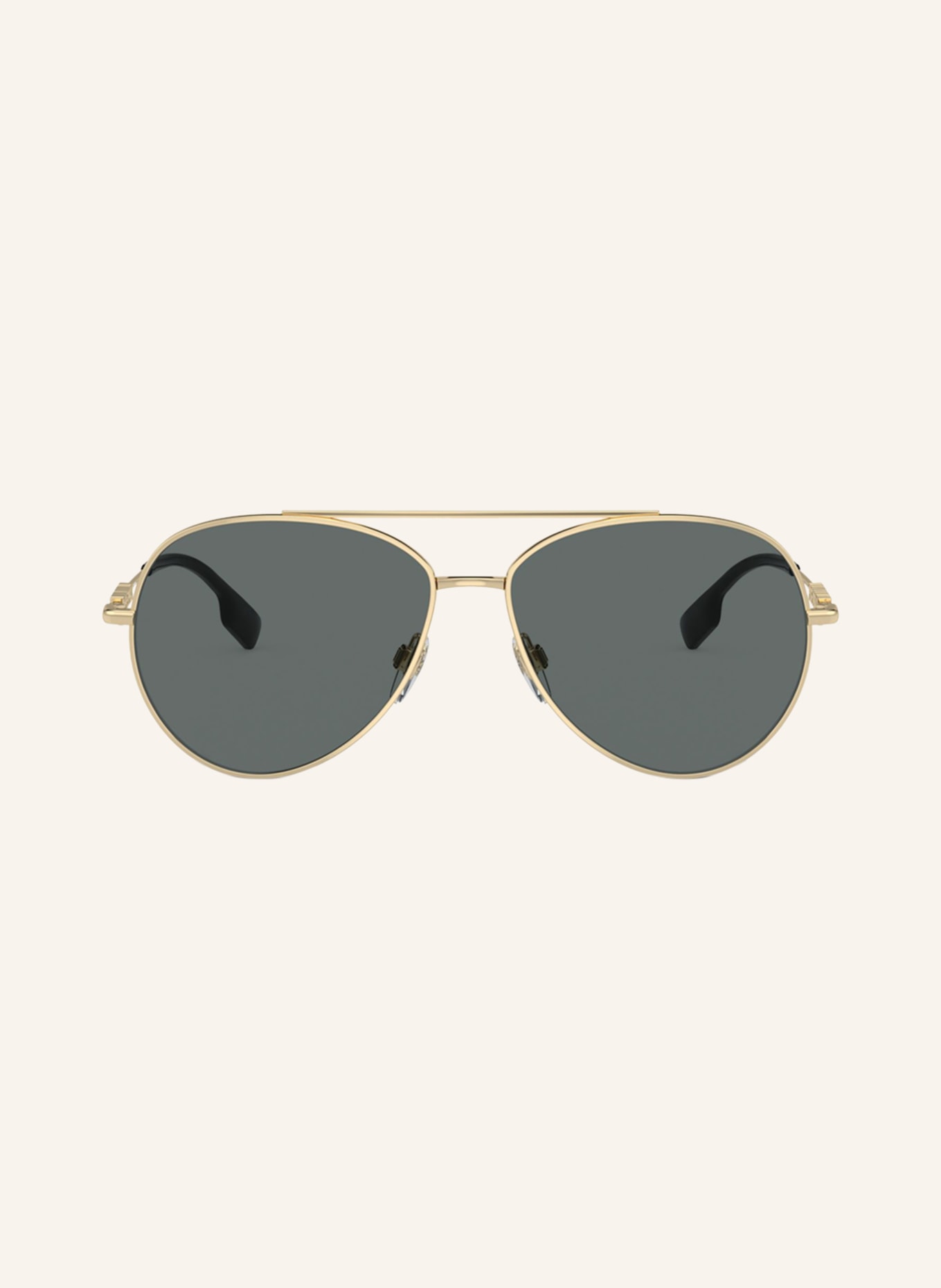 BURBERRY Sunglasses BE3147: 110981 - GOLD/DARK GRAY
