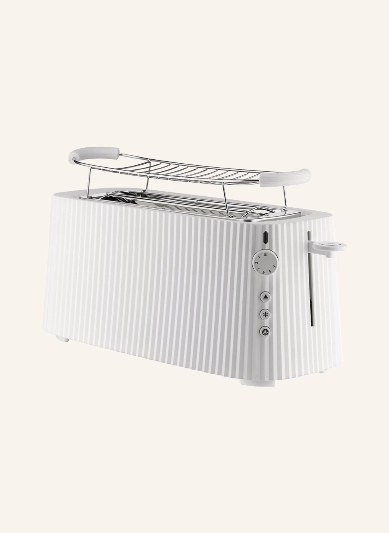 ALESSI Toaster PLISSÉ, Farbe: WEISS (Bild 1)