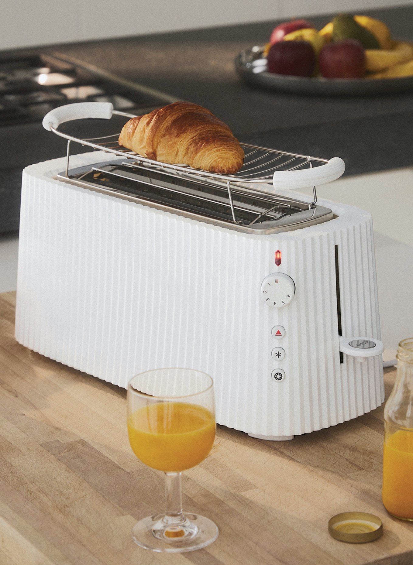 ALESSI Toaster PLISSÉ, Farbe: WEISS (Bild 2)