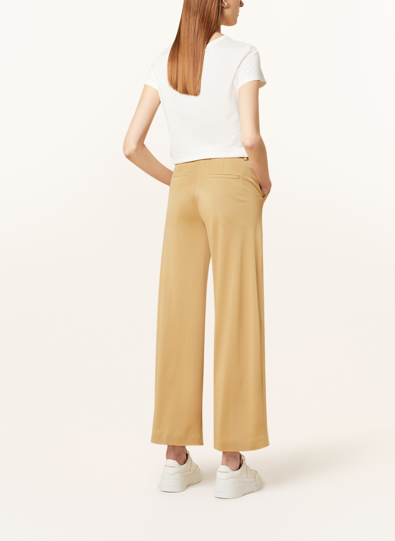 DRYKORN Wide leg trousers DESK, Color: GOLD (Image 3)