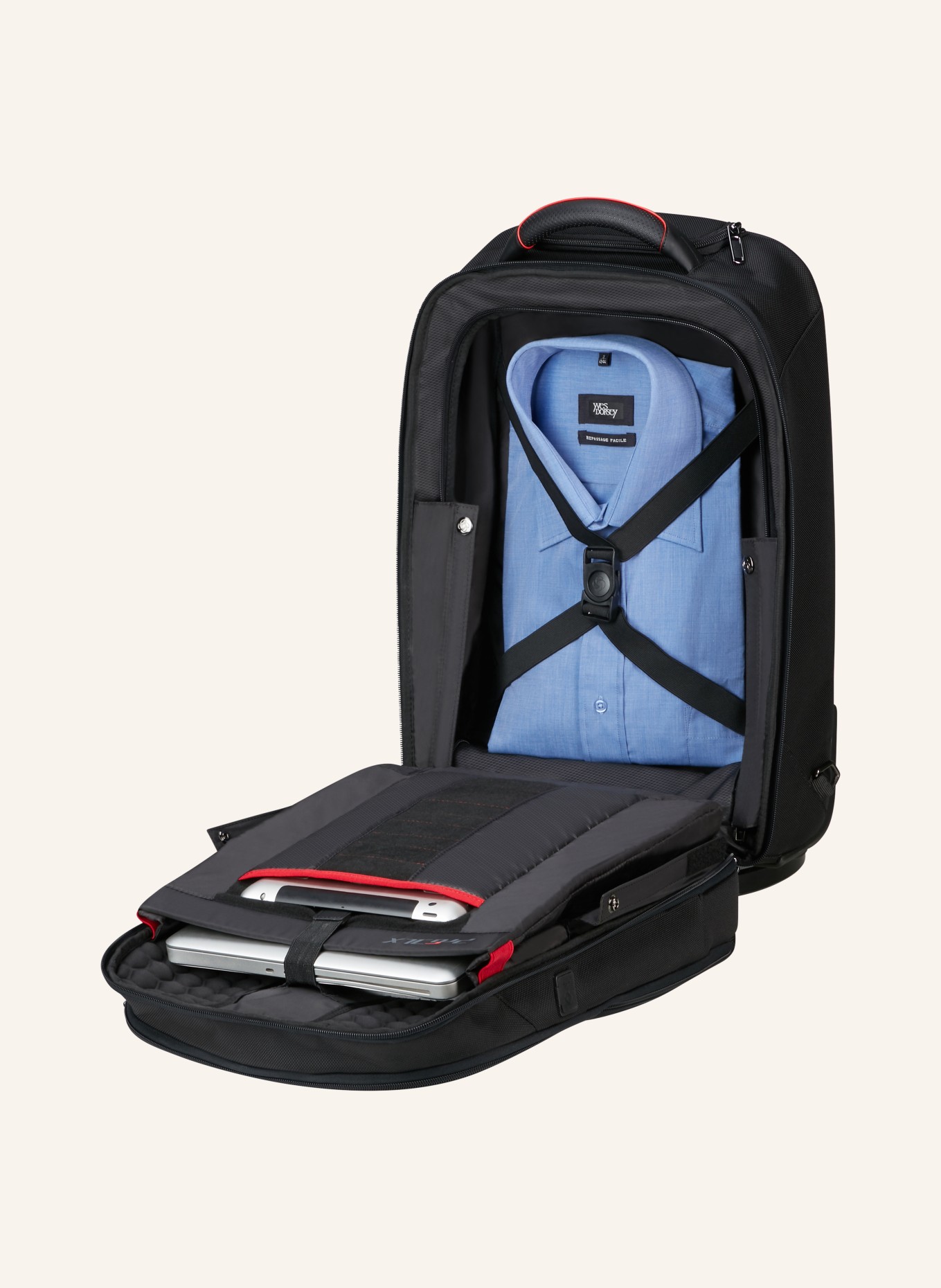 Samsonite Rucksack PRO-DLX 6 33 l mit Laptop-Fach, Farbe: SCHWARZ (Bild 4)