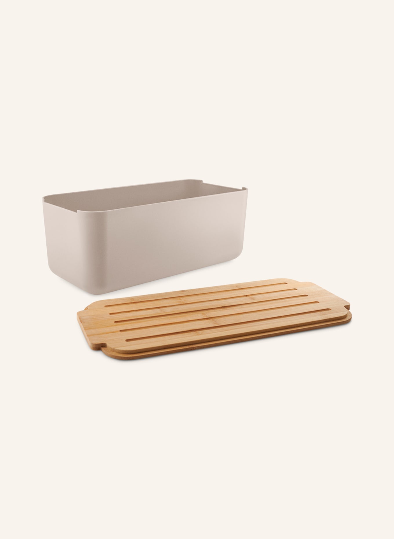 eva solo Bread bin with chopping board, Color: TAUPE (Image 2)