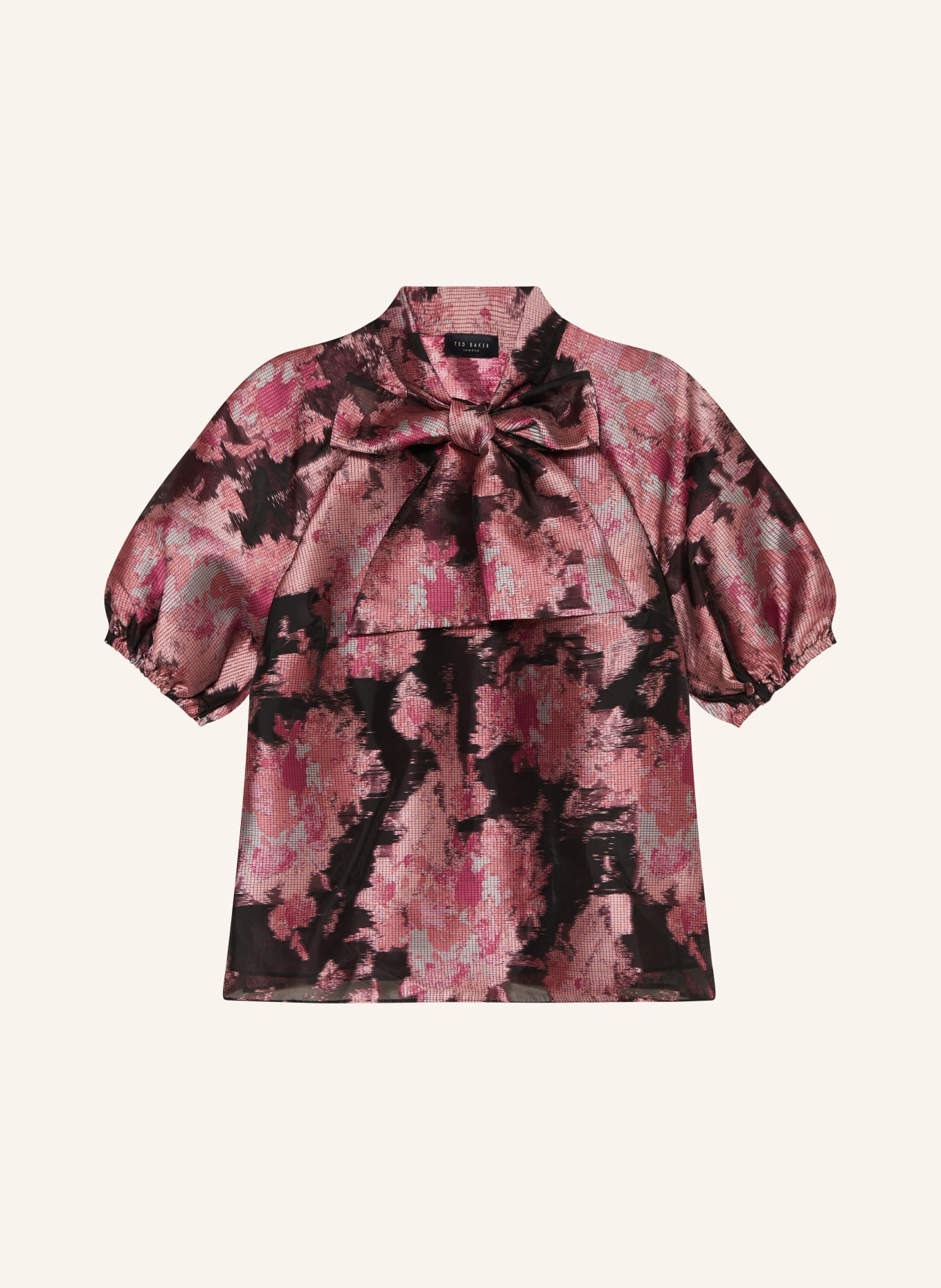 TED BAKER Shirt blouse ELLSIAA, Color: SALMON/ PINK/ BLACK (Image 1)