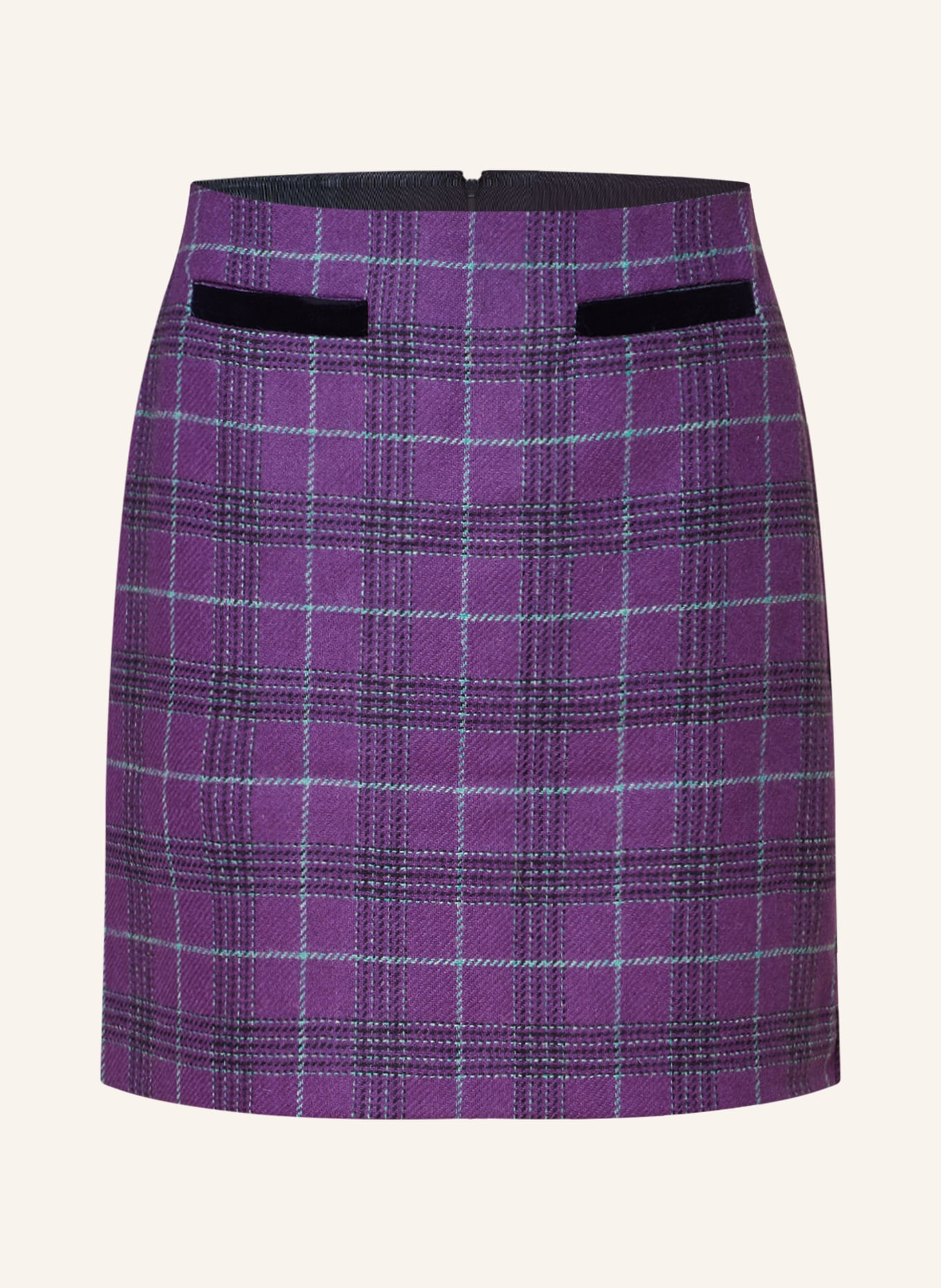 HOBBS Skirt RUTHIE, Color: PURPLE/ MINT/ BLACK (Image 1)