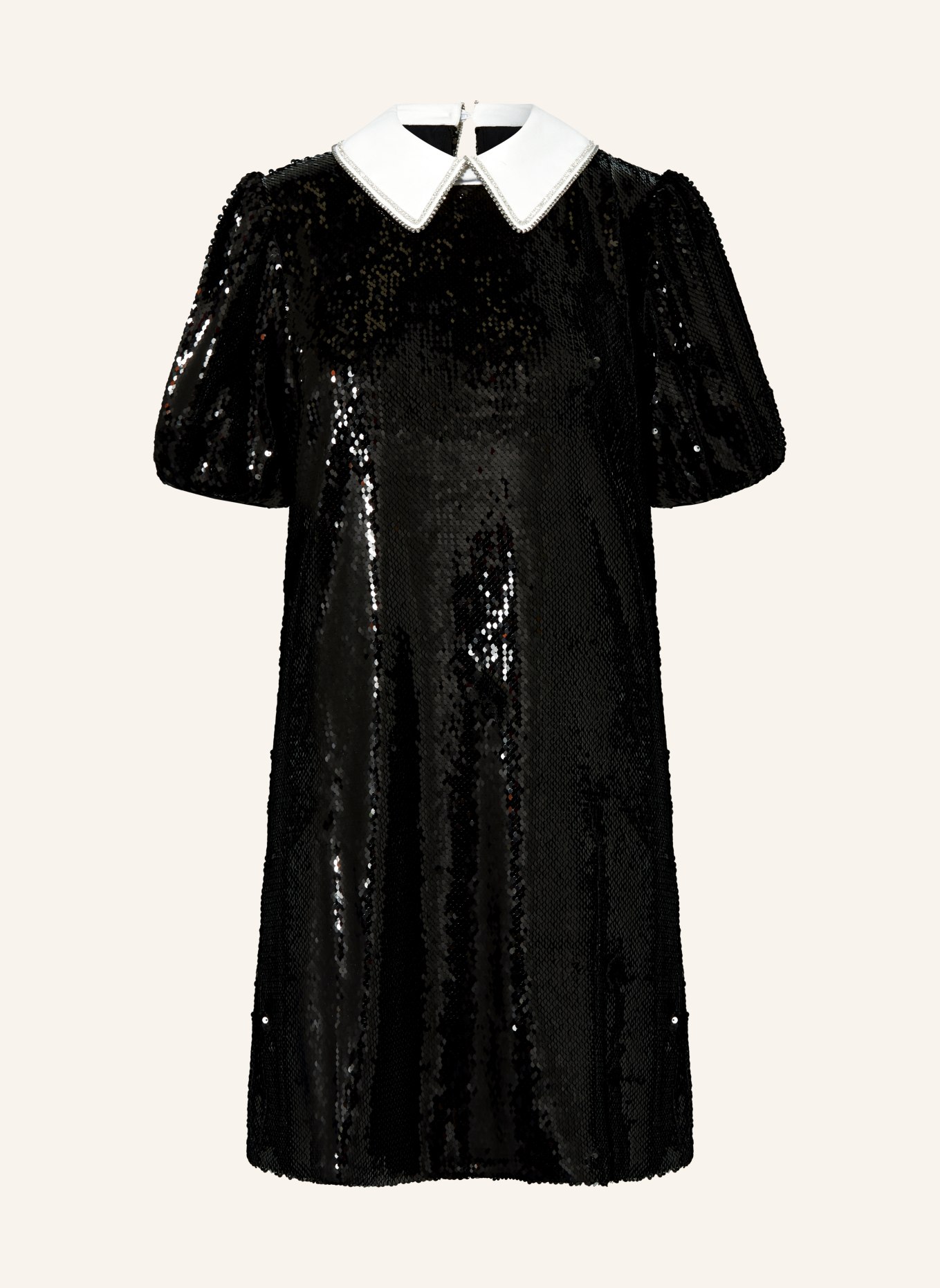 TED BAKER Kleid ZARELL mit Pailletten und Schmucksteinen, Farbe: SCHWARZ (Bild 1)