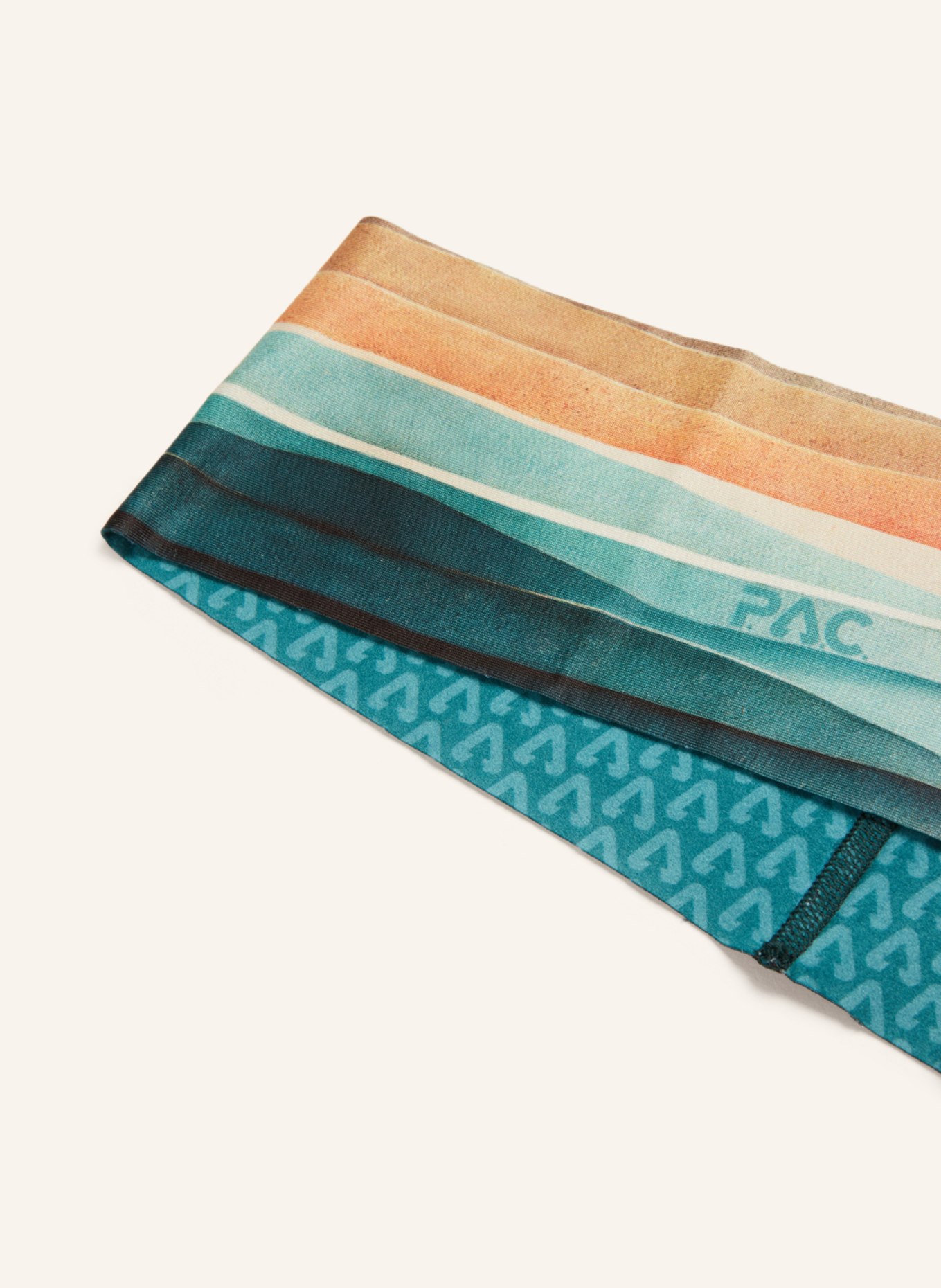 P.A.C. Reversible headband, Color: ORANGE/ GREEN (Image 2)