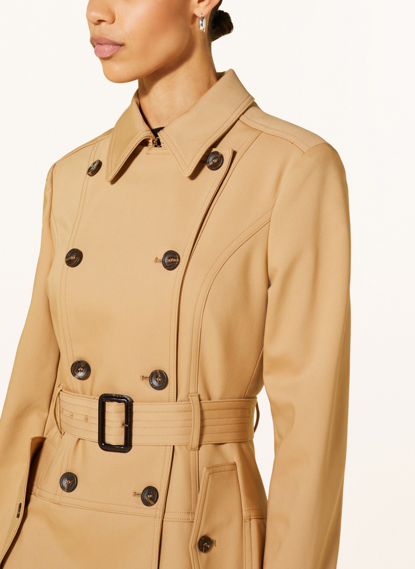 Buy Ted Baker Rose Midi Wool Wrap Coat With Shoulder Panels from