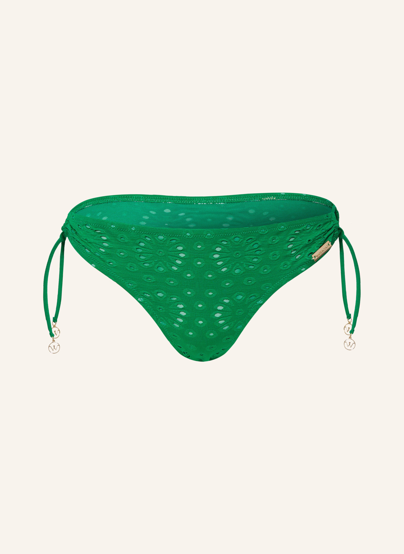 watercult Triangel-Bikini-Hose RIVIERA NOTES, Farbe: GRÜN (Bild 1)
