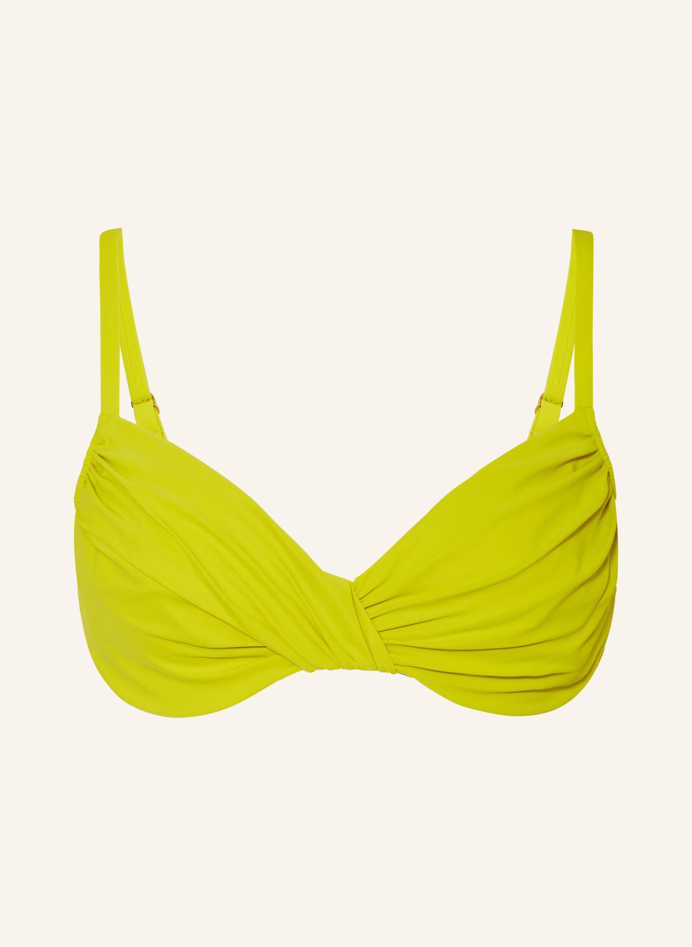 MARYAN MEHLHORN Underwired bikini top SOLIDS with UV protection, Color: LIGHT GREEN (Image 1)