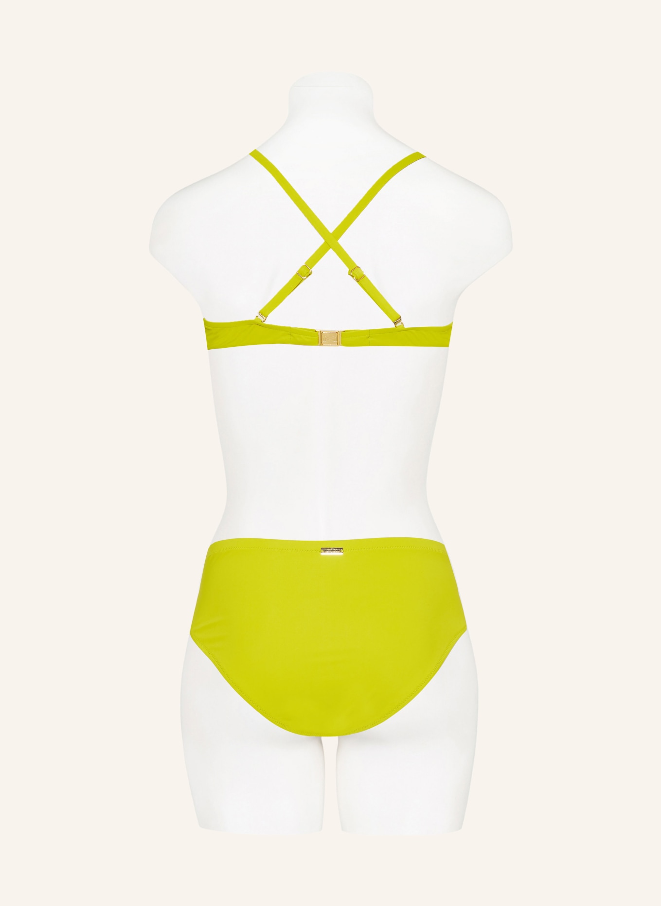MARYAN MEHLHORN Underwired bikini top SOLIDS with UV protection, Color: LIGHT GREEN (Image 4)