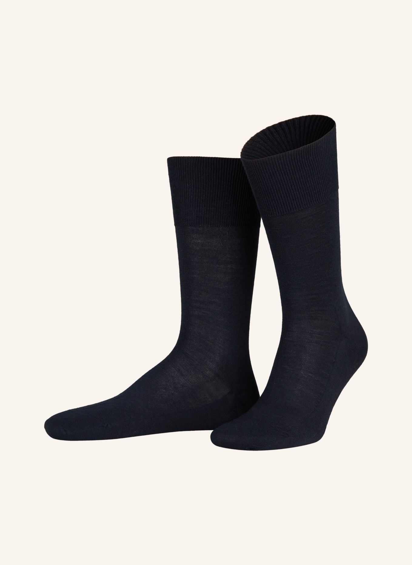 FALKE Socken LUXURY NO. 6: 6370 DARK NAVY