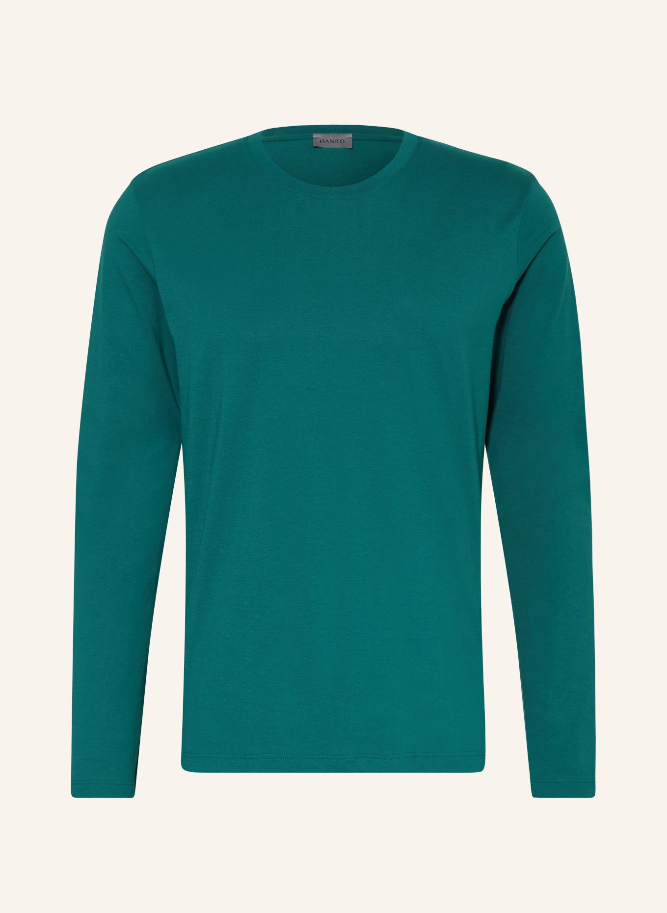 HANRO Pajama shirt LIVING , Color: GREEN (Image 1)