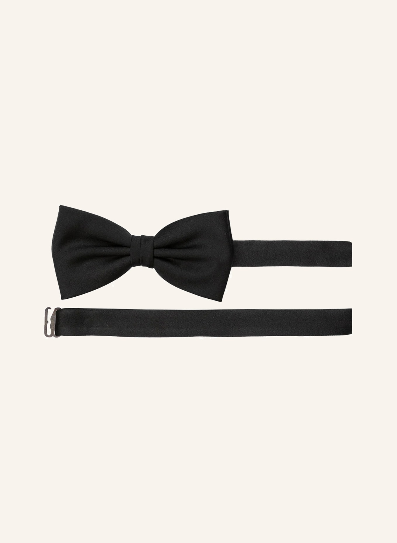 WILVORST Set: Cummerbund, pocket square and bow tie, Color: BLACK (Image 5)