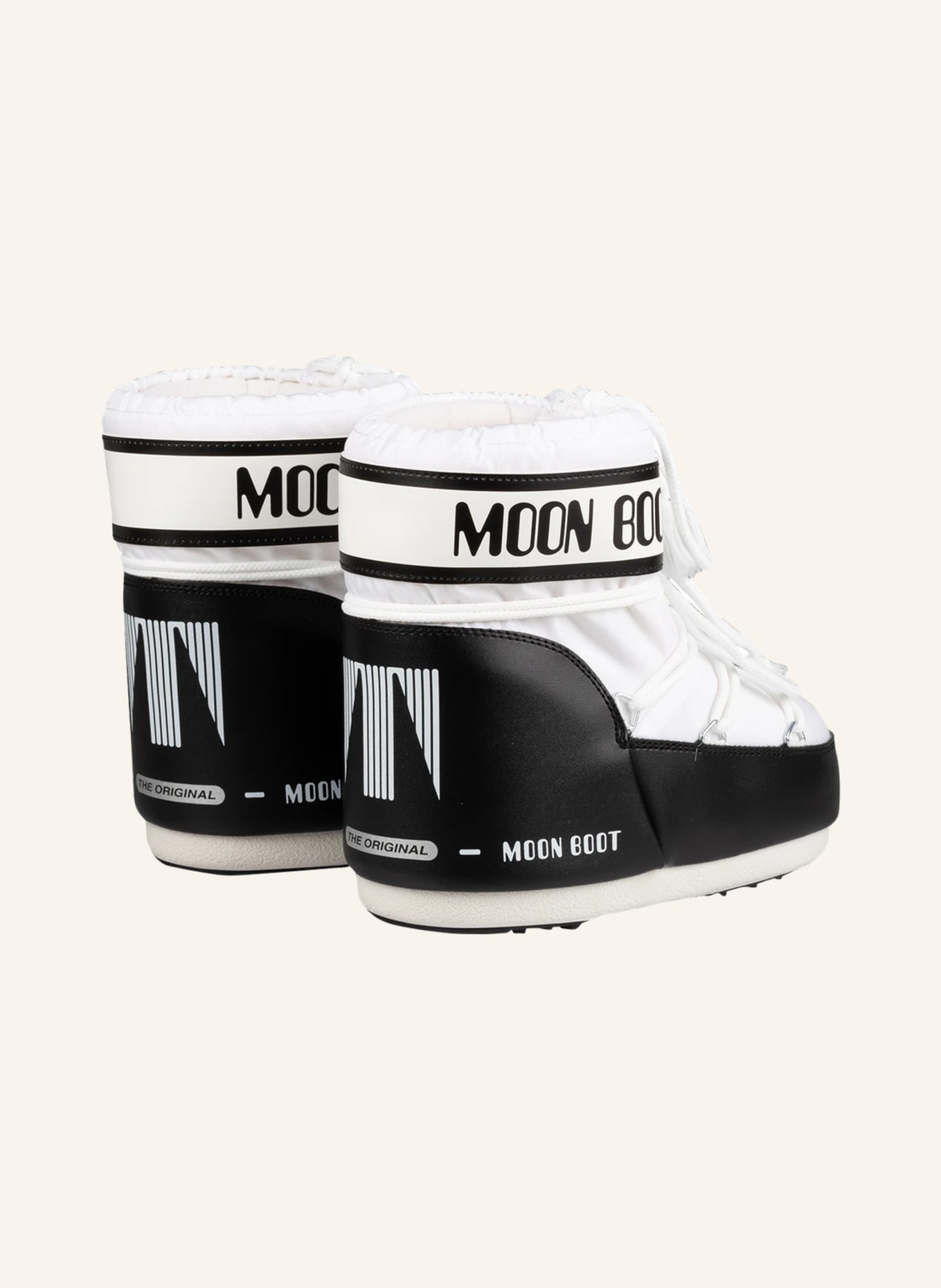 MOON BOOT Moon boots CLASSIC LOW, Color: WHITE/ BLACK (Image 2)