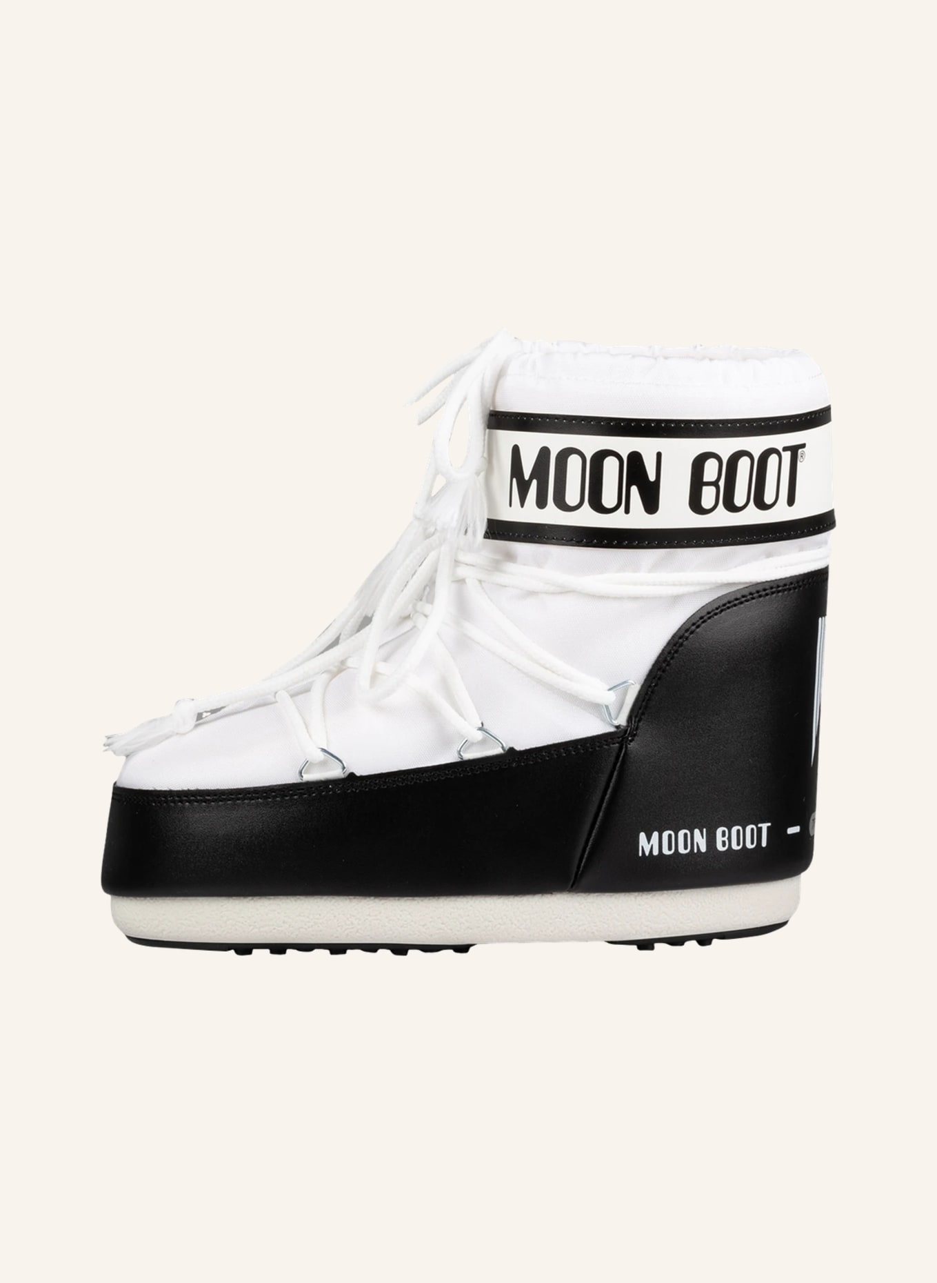 MOON BOOT Moon Boots CLASSIC LOW, Kolor: BIAŁY/ CZARNY (Obrazek 4)